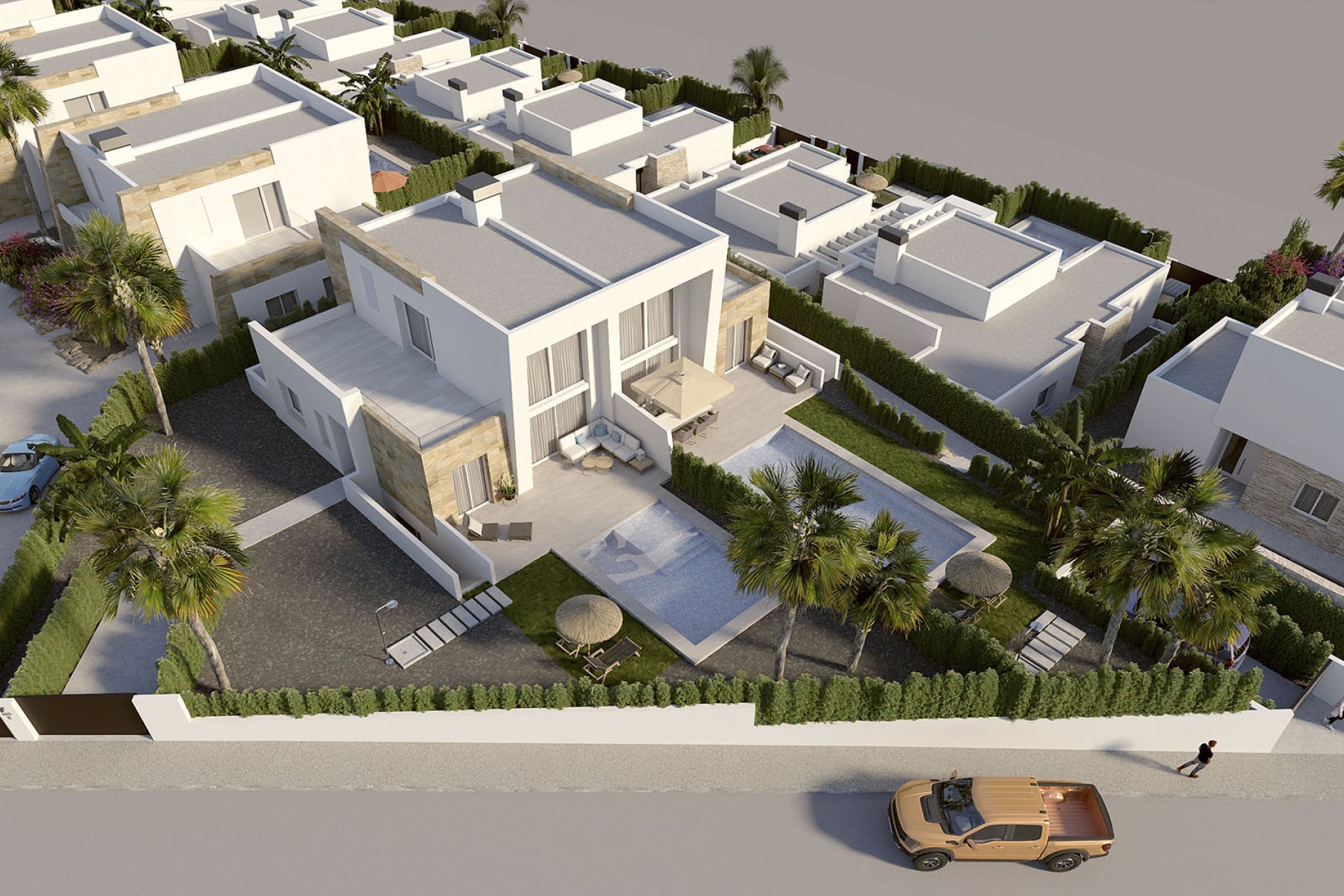Nieuwbouw Woningen - Geschakelde woning -
Algorfa - La Finca Golf