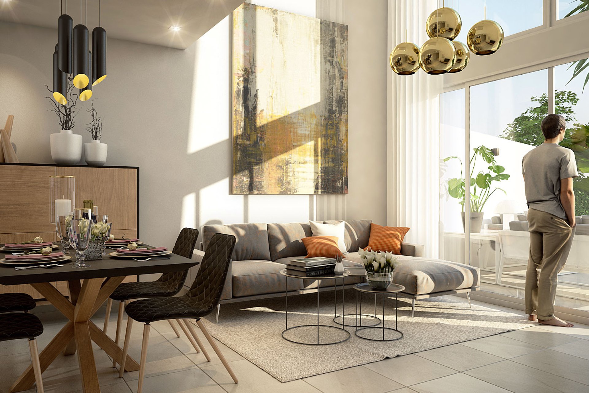 Nieuwbouw Woningen - Geschakelde woning -
Algorfa - La Finca Golf