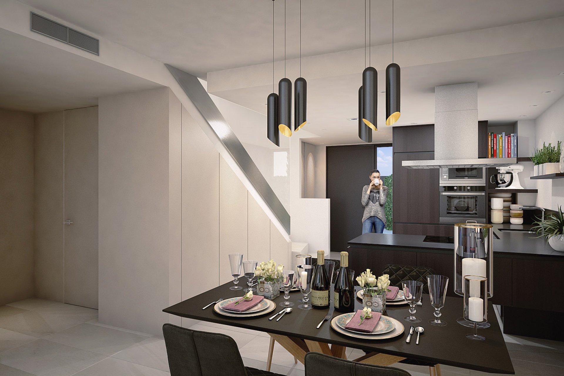 Nieuwbouw Woningen - Geschakelde woning -
Algorfa - La Finca Golf