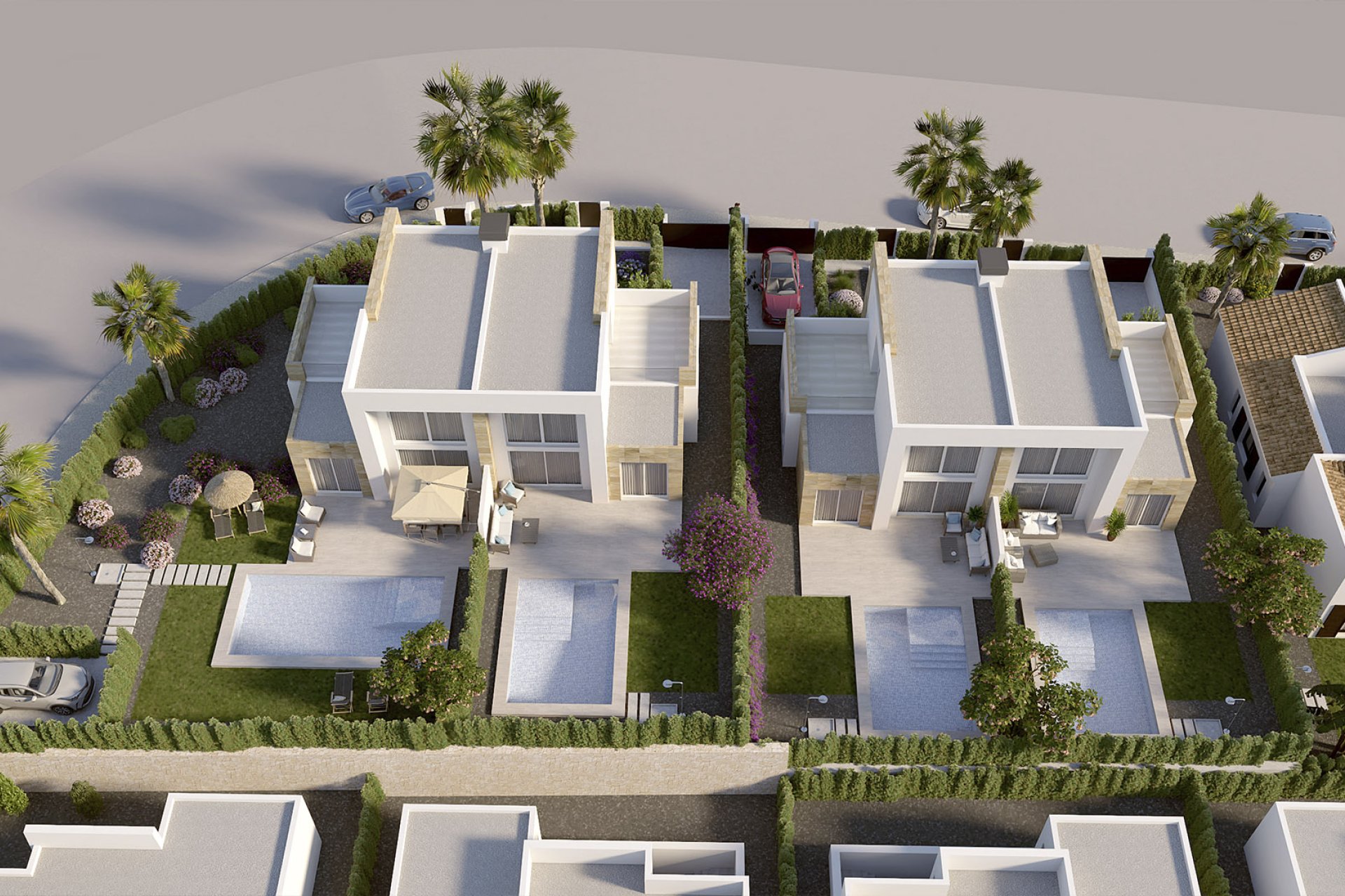 Nieuwbouw Woningen - Geschakelde woning -
Algorfa - La Finca Golf