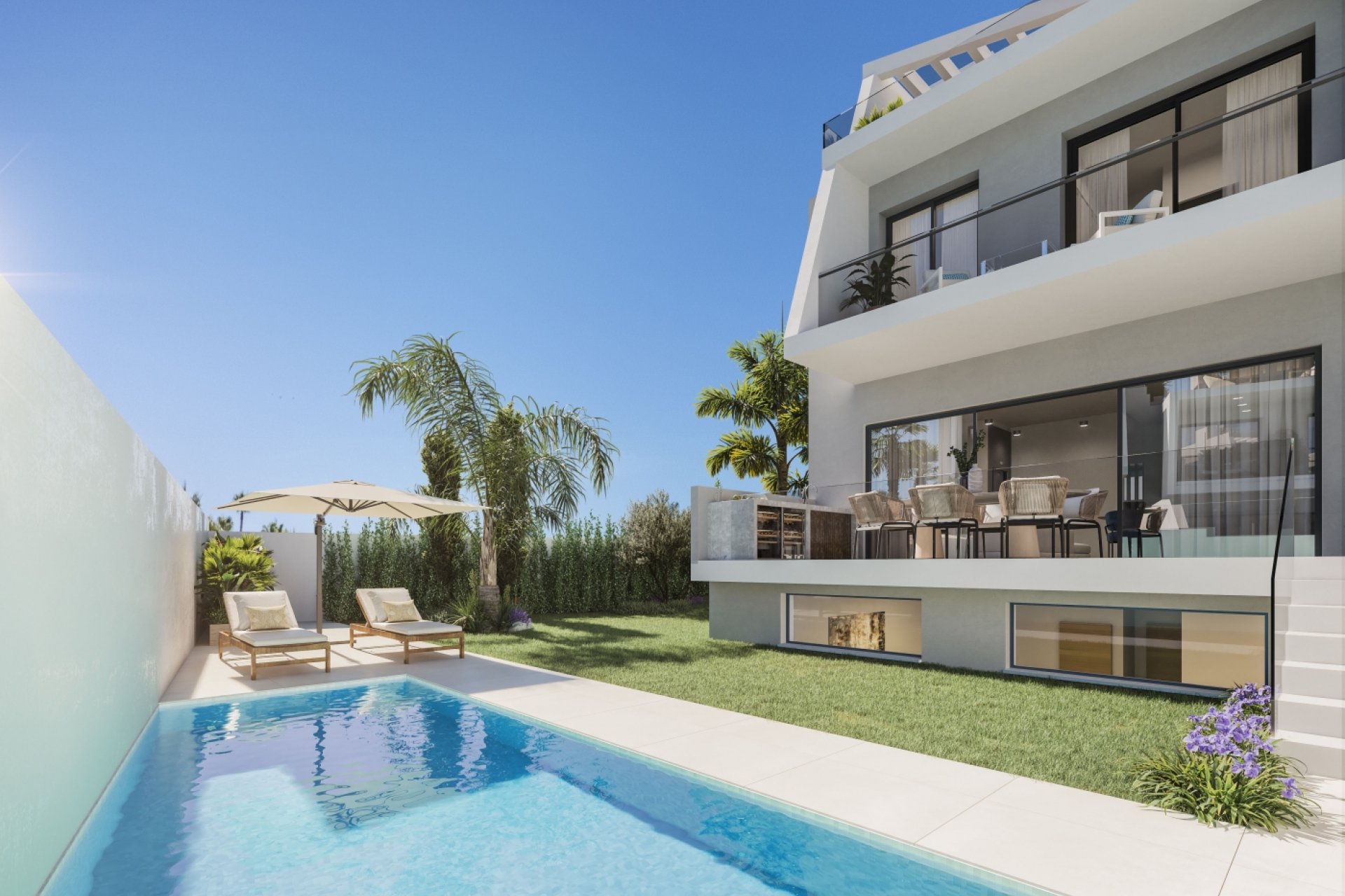Nieuwbouw Woningen - Geschakelde woning -
Estepona