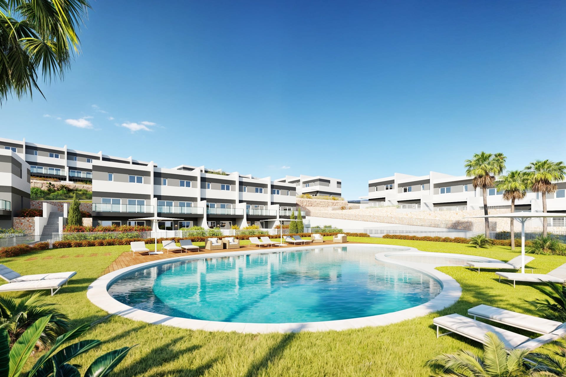 Nieuwbouw Woningen - Geschakelde woning -
Finestrat