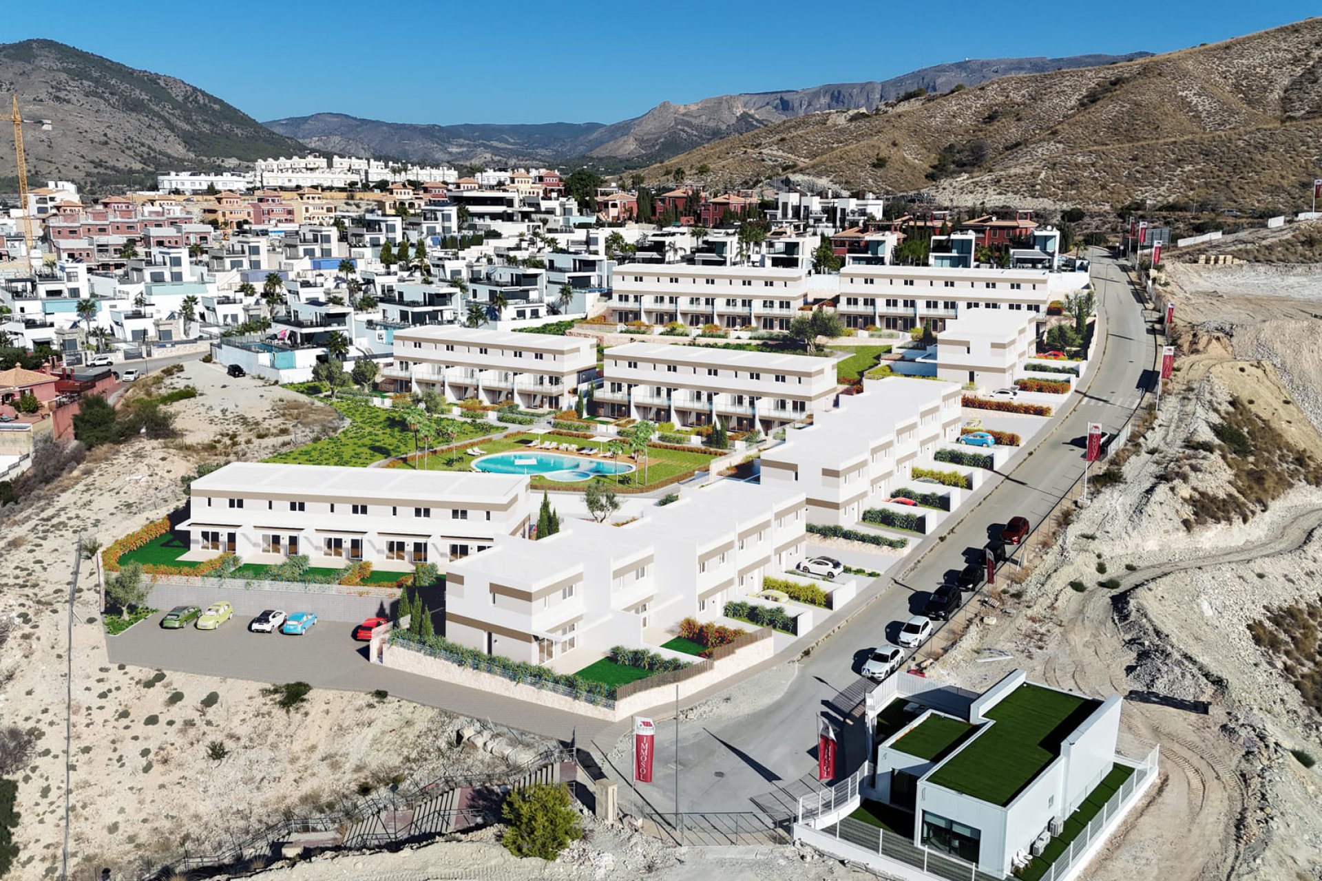 Nieuwbouw Woningen - Geschakelde woning -
Finestrat