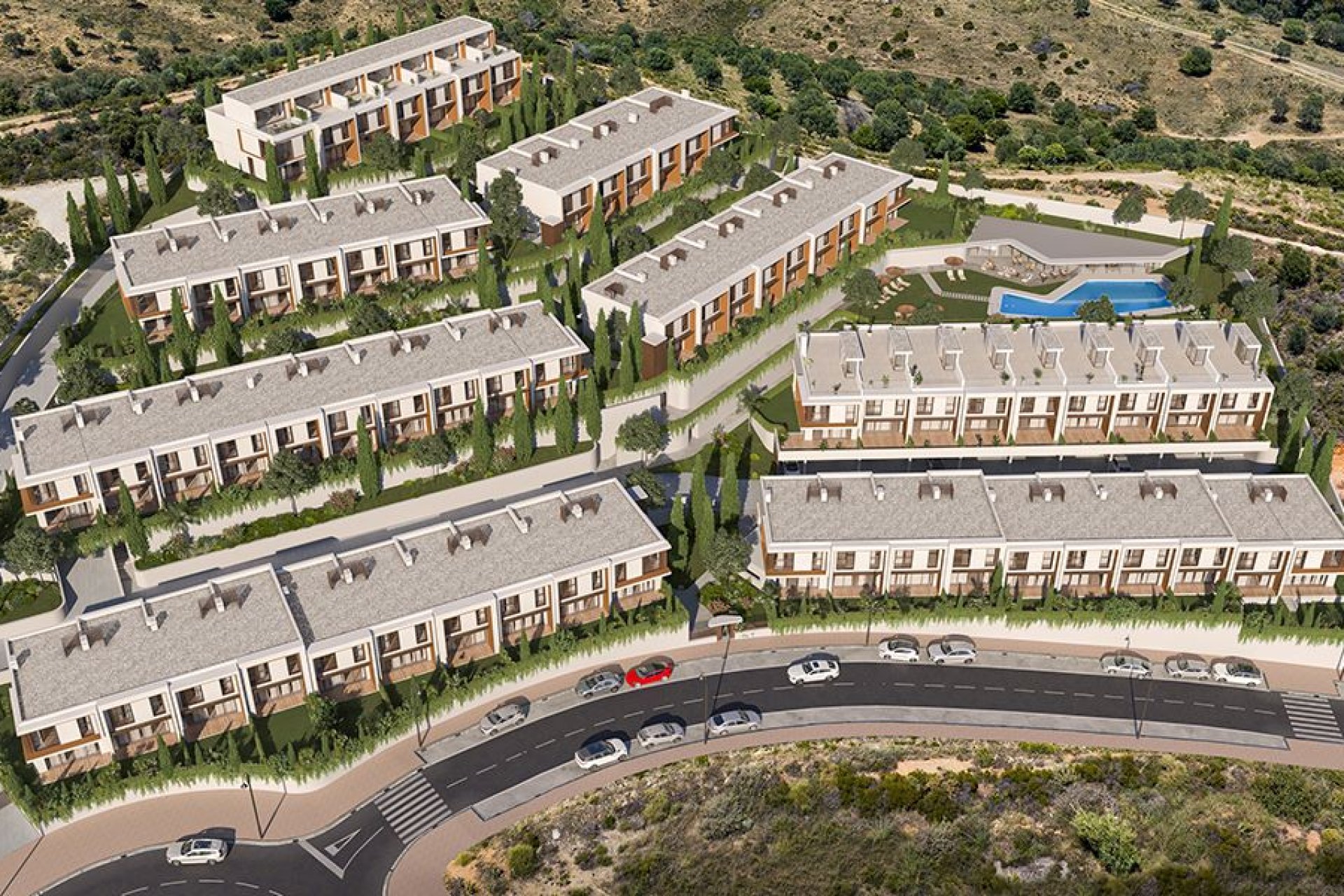 Nieuwbouw Woningen - Geschakelde woning -
La Cala de Mijas