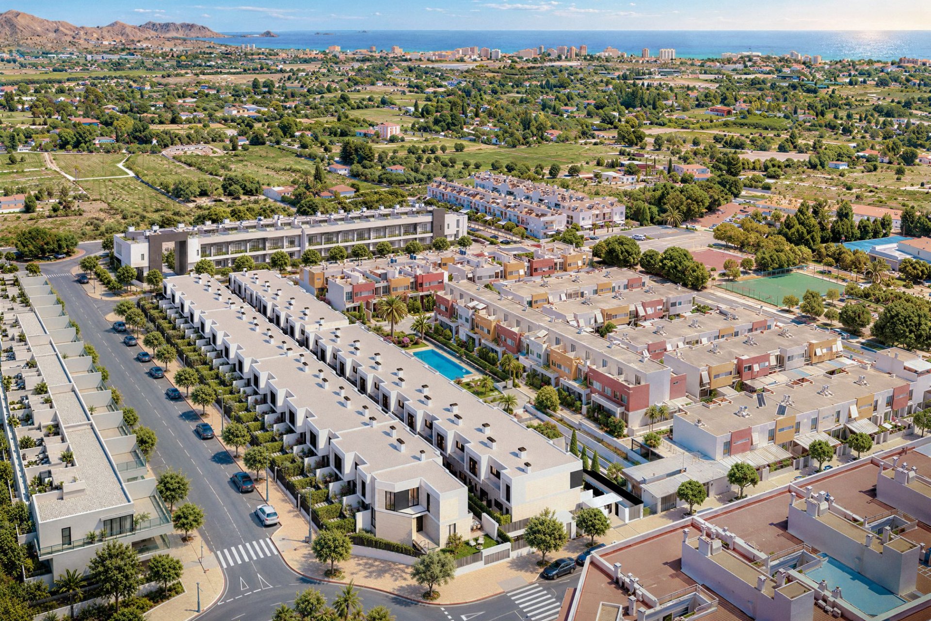 Nieuwbouw Woningen - Geschakelde woning -
Muchamiel - Mutxamel