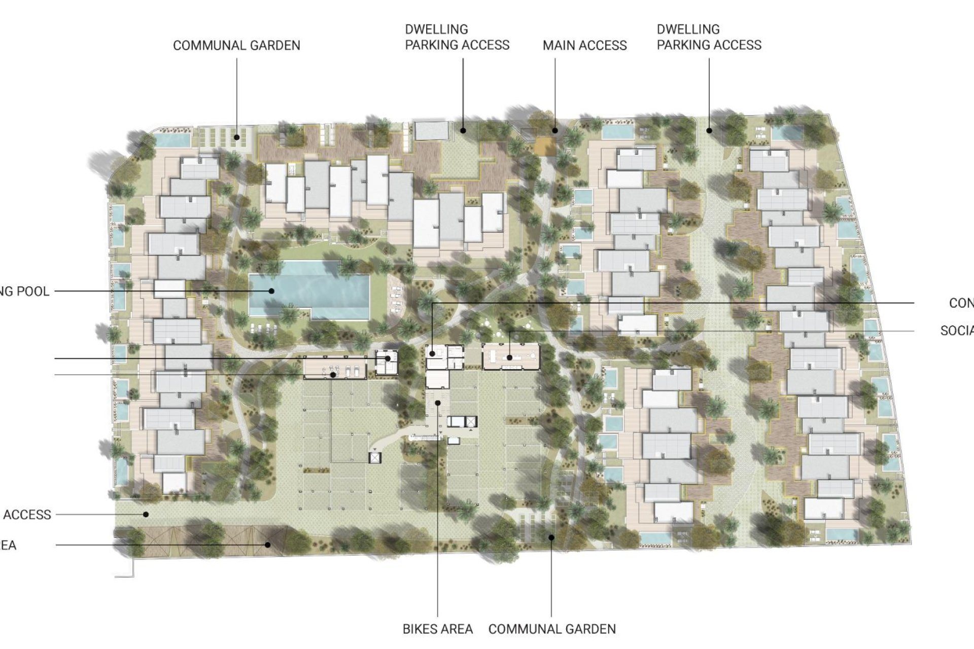 Nieuwbouw woningen in El Vergel