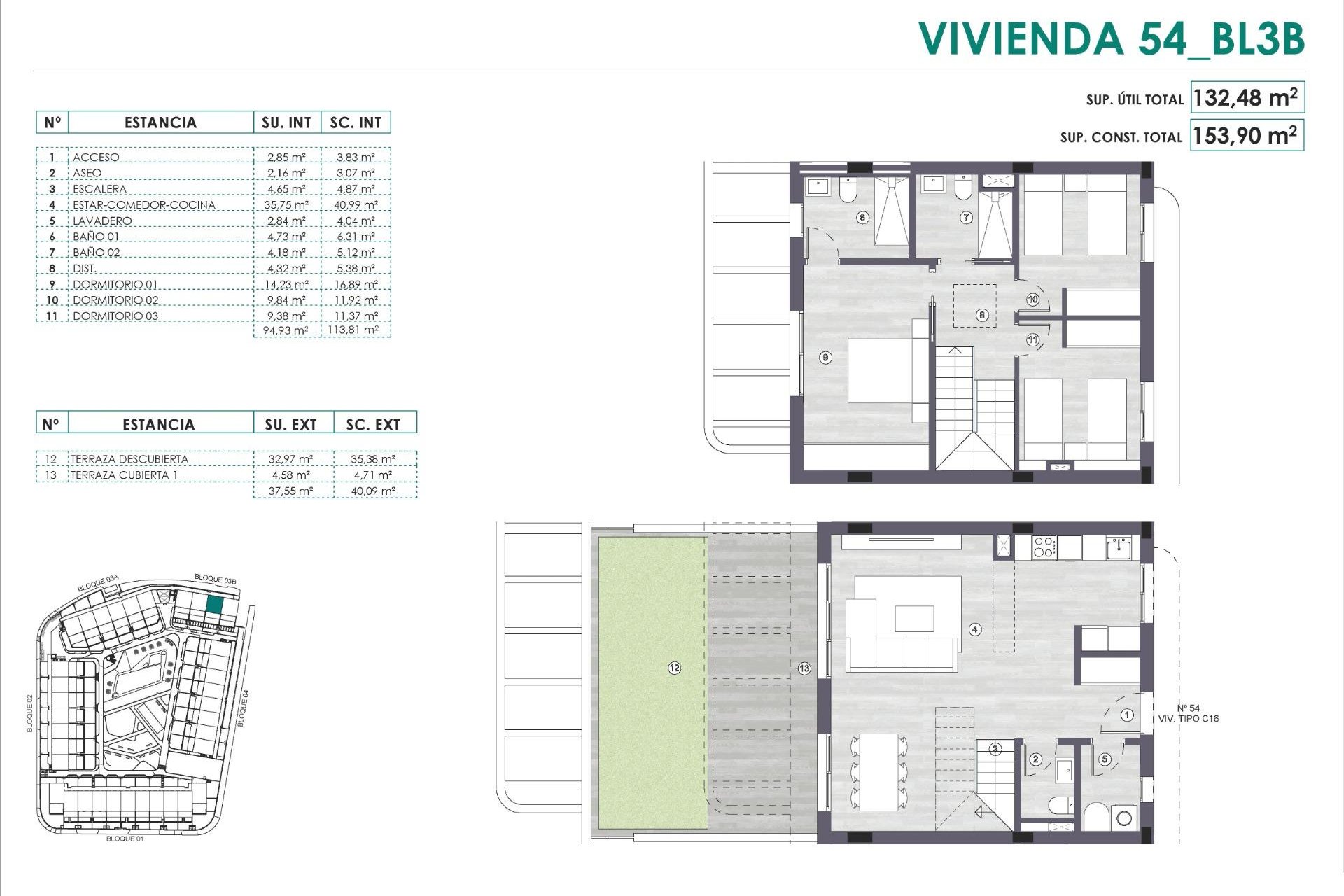 Nieuwbouw Woningen - Penthouse -
Monforte del Cid - Alenda Golf