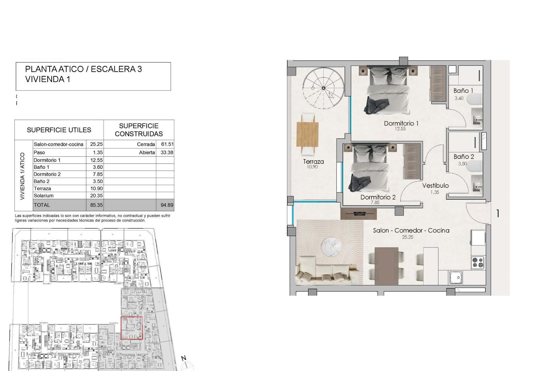 Nieuwbouw Woningen - Penthouse -
Santa Pola - Estacion de autobuses