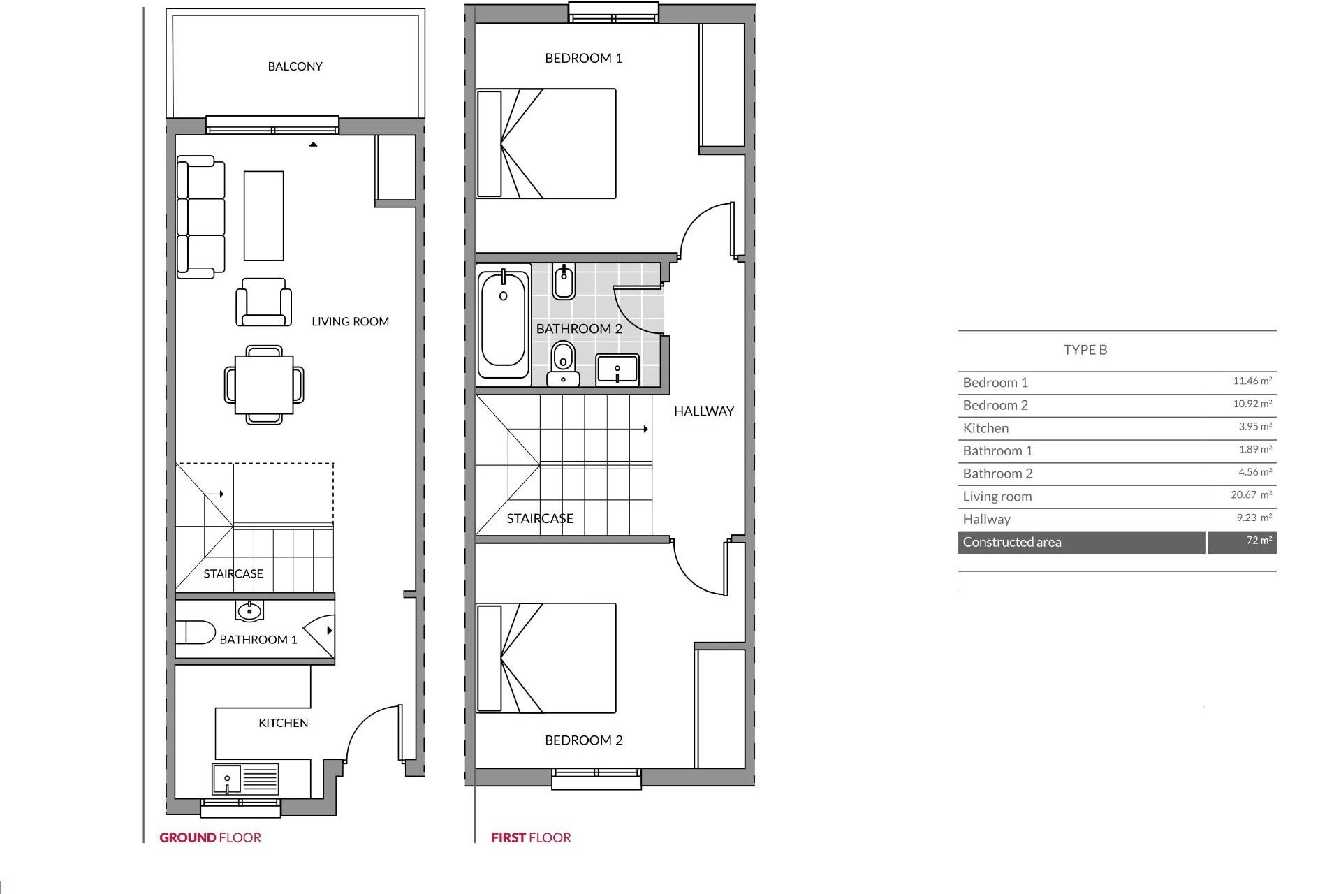 Nieuwbouw Woningen - Town House -
Mijas - Polarsol