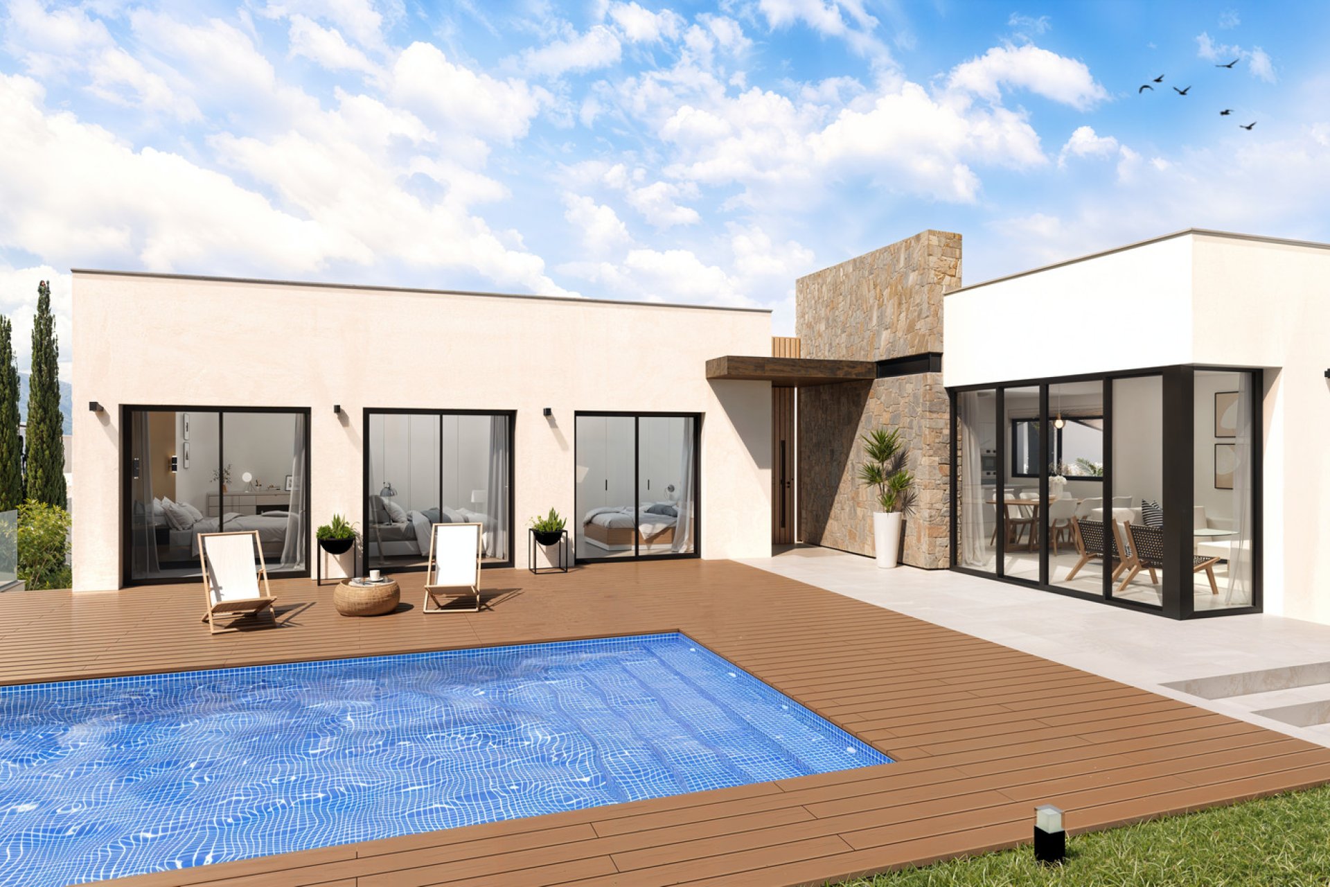 Nieuwbouw Woningen - Villa -
Santa Rosalía