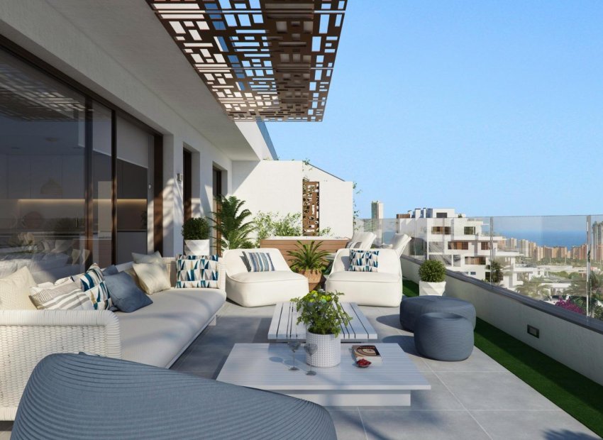 Nuevo Complejo Residencial de Lujo en Finestrat con Vista al Mar