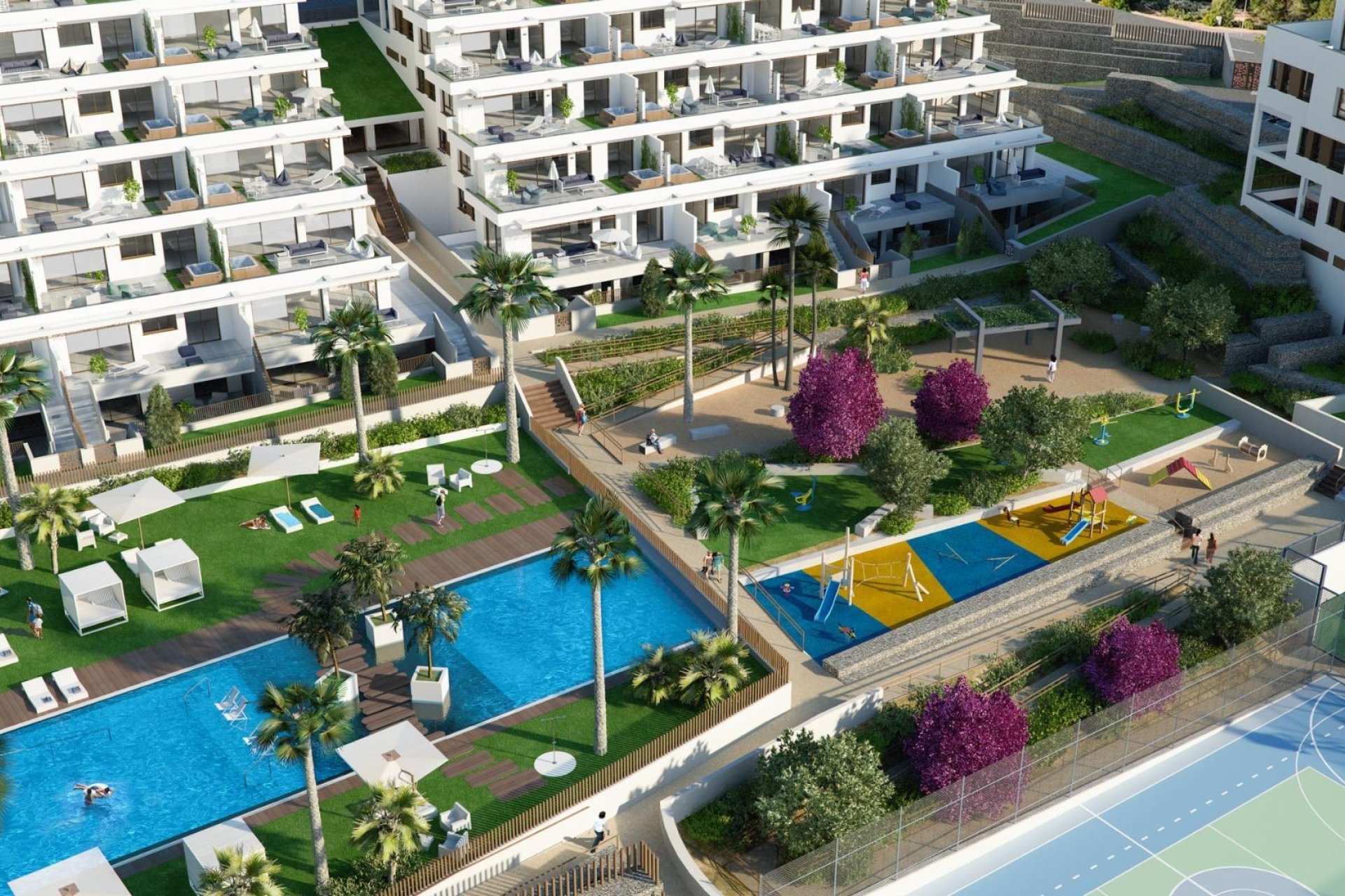 Nuevo Complejo Residencial de Lujo en Finestrat con Vista al Mar