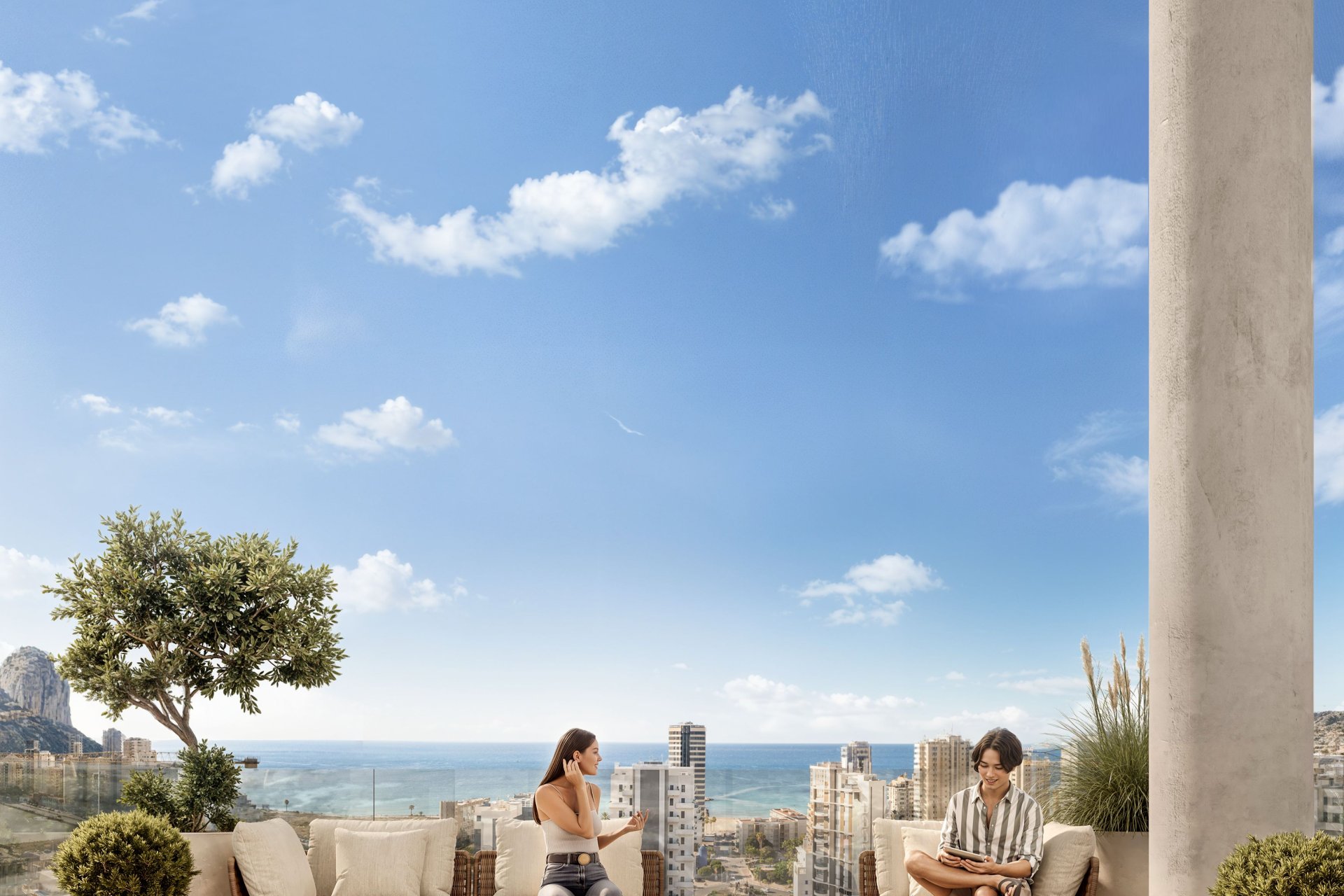 Obra nueva - Apartamento / piso -
Calpe