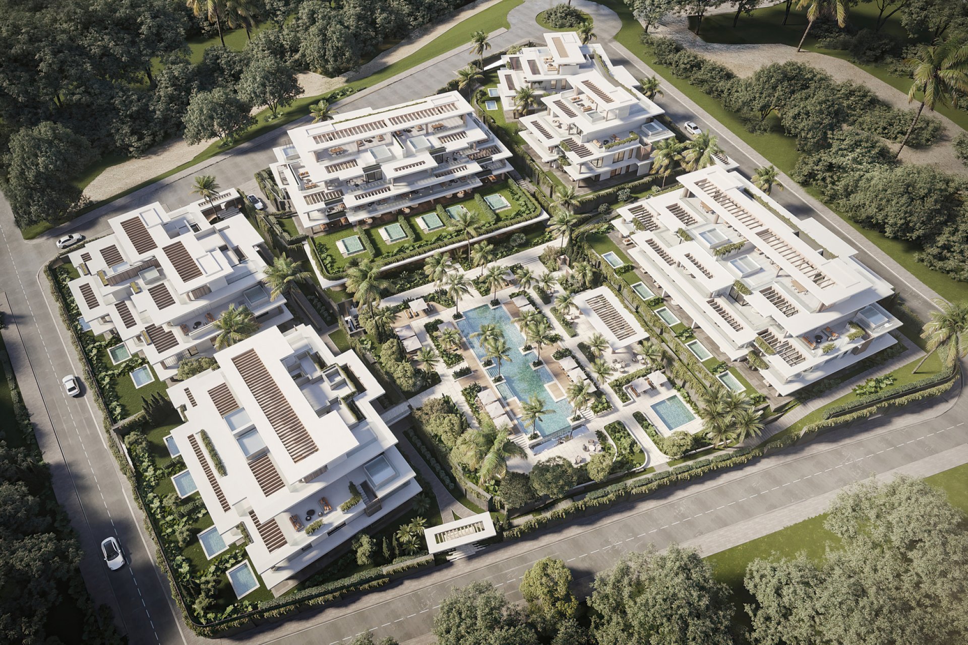 Obra nueva - Apartamento / piso -
Estepona