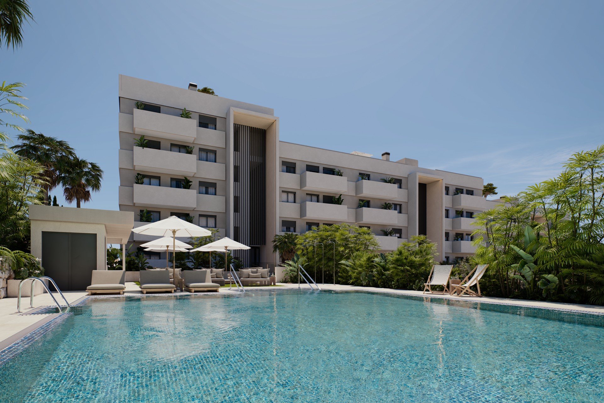 Obra nueva - Apartamento / piso -
Estepona