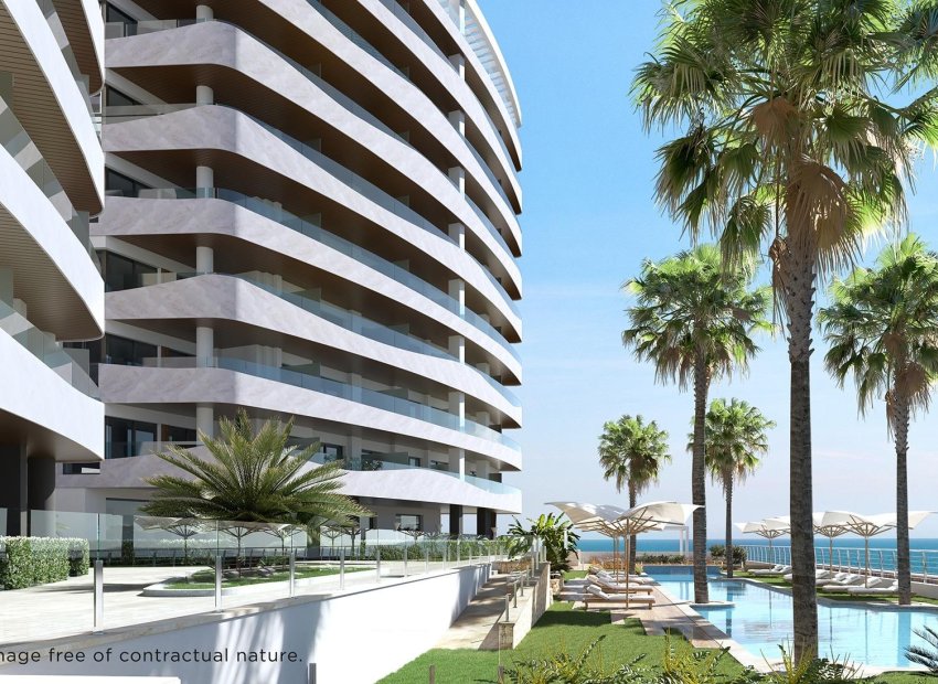 Obra nueva - Apartamento / piso -
La Manga del Mar Menor - 1ª Linea Del Mar Mediterraneo