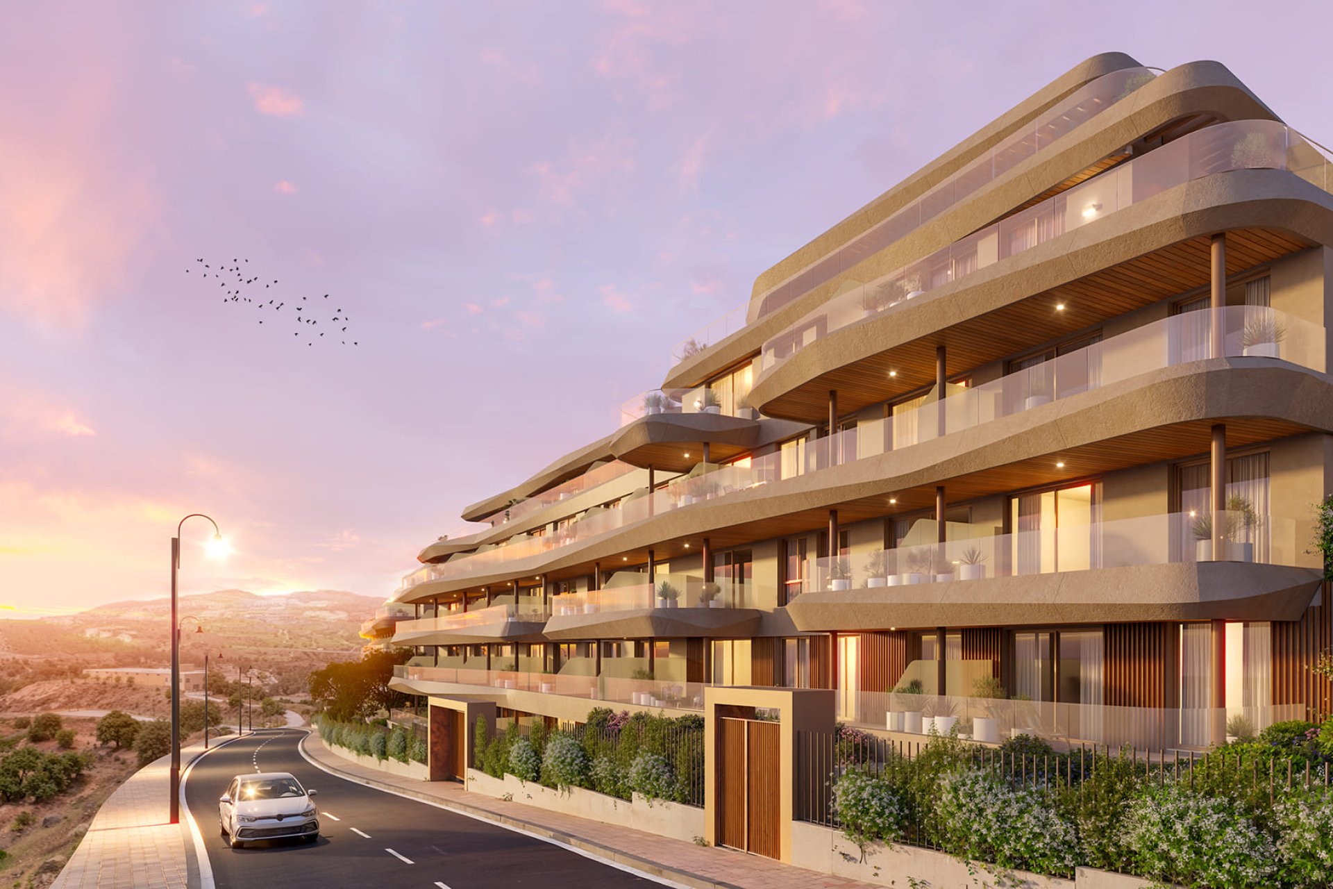 Obra nueva - Apartamento / piso -
Las Lagunas de Mijas
