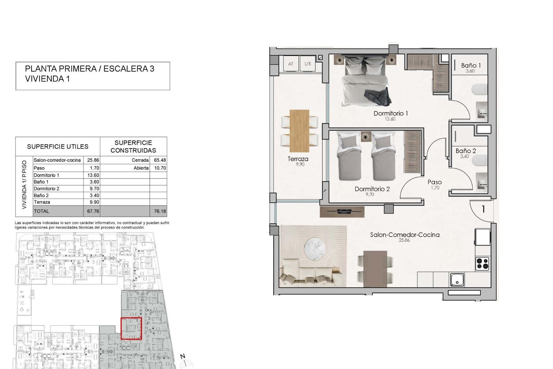 Obra nueva - Apartamento / piso -
Santa Pola - Estacion de autobuses