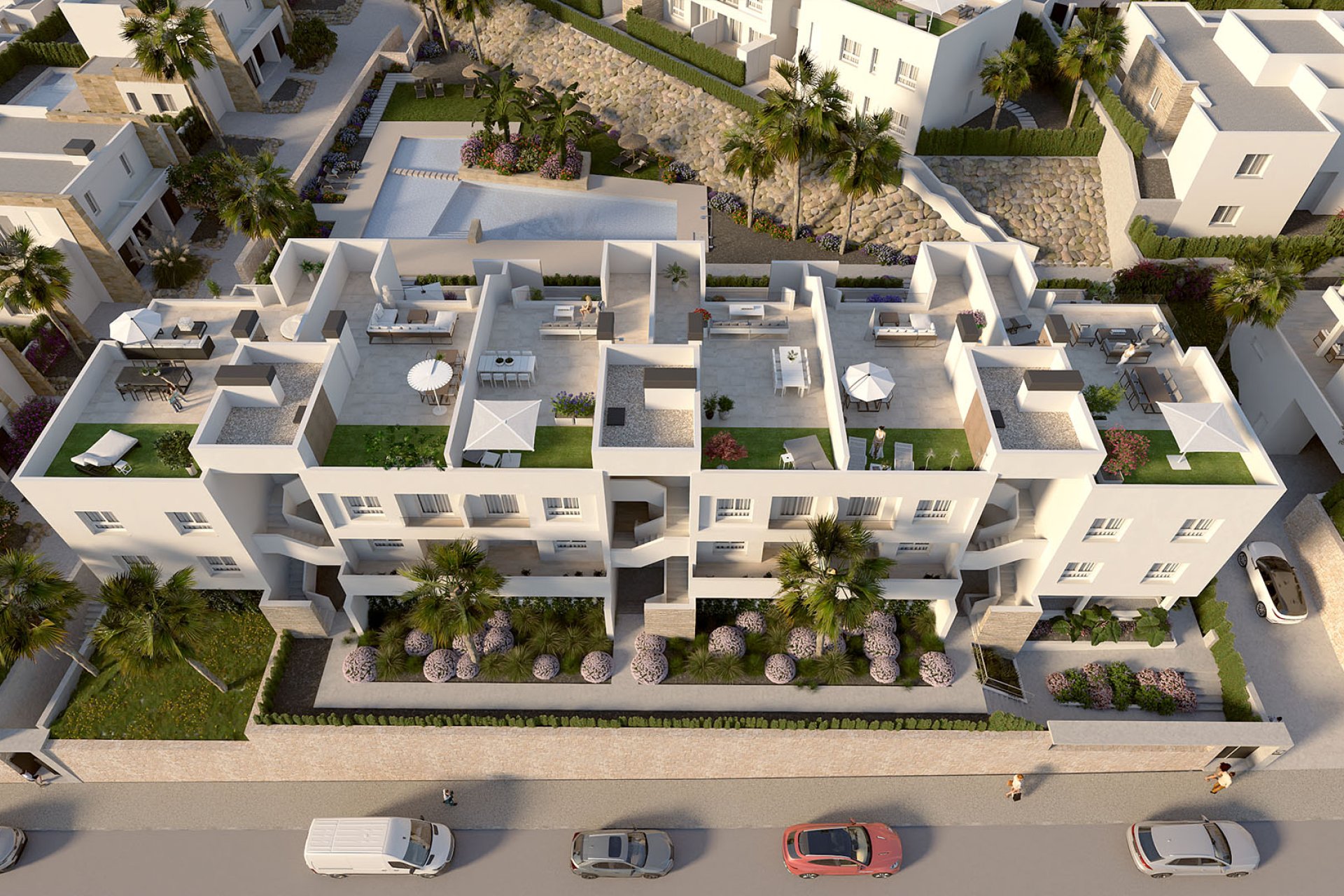 Obra nueva - Bungalow - Jardín -
Algorfa - La Finca Golf