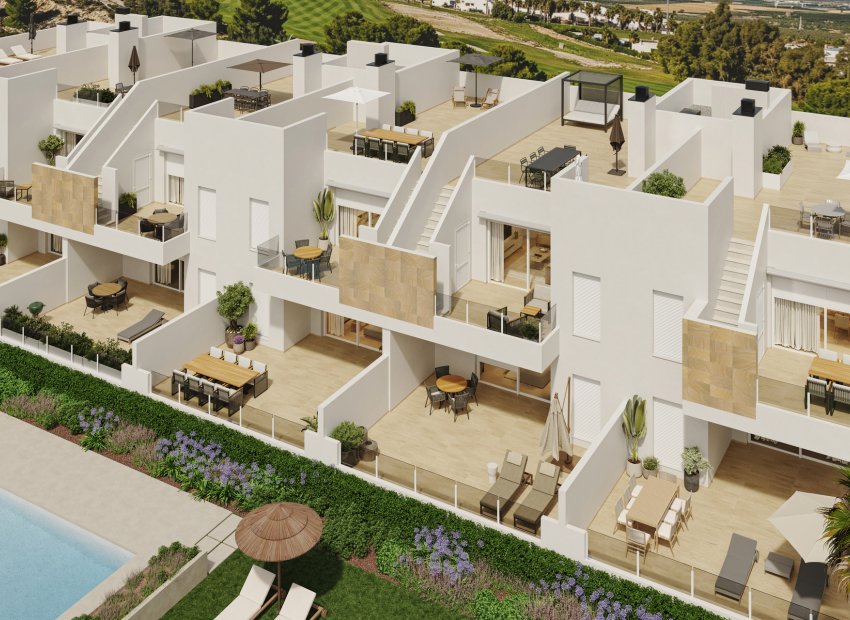 Obra nueva - Bungalow - Jardín -
Algorfa - La Finca Golf