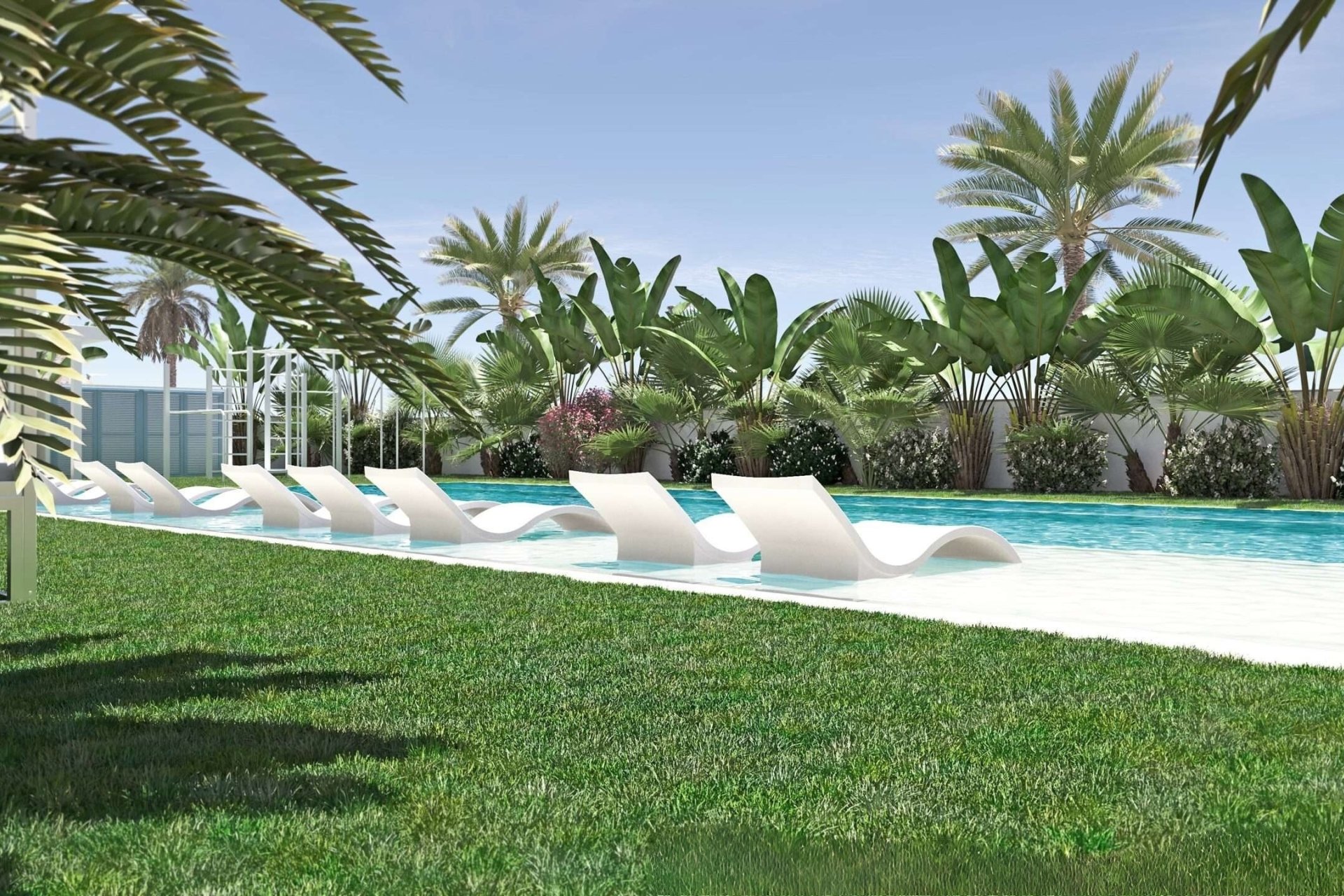 Obra nueva - Bungalow - Jardín -
El Mojón