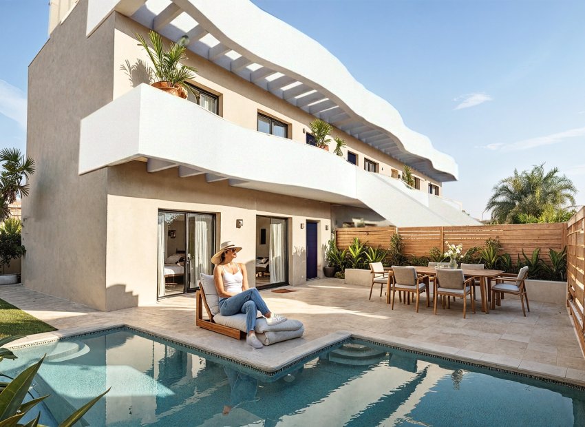 Obra nueva - Bungalow - Jardín -
Pilar de la Horadada