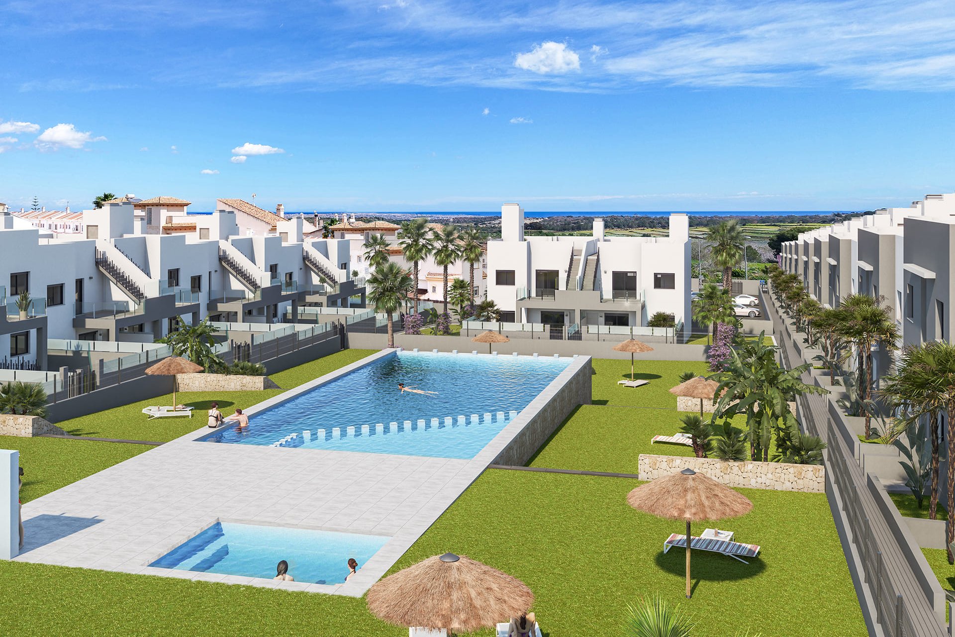 Obra nueva - Bungalow - Jardín -
San Miguel de Salinas