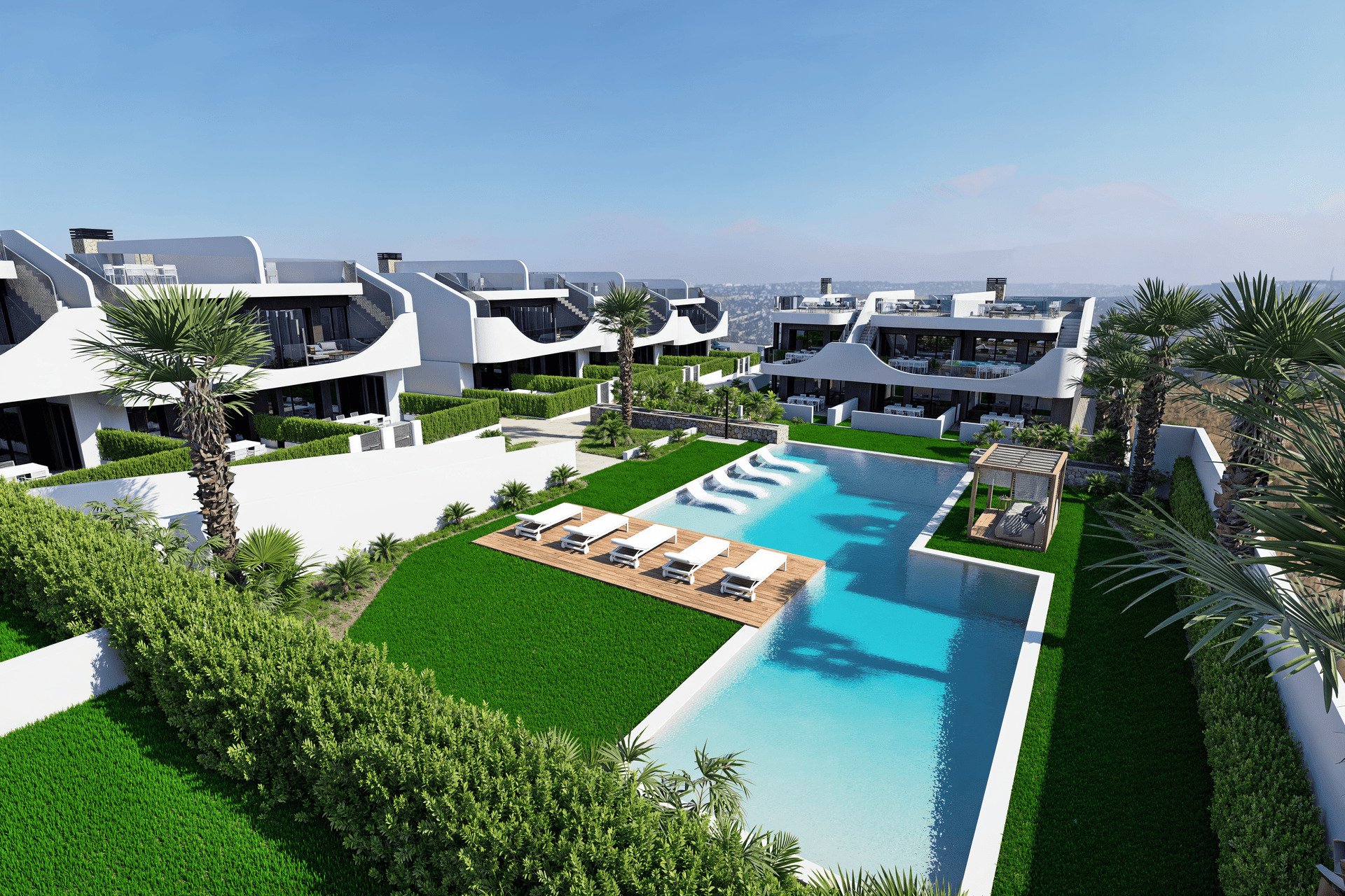 Obra nueva - Bungalow - Jardín -
San Miguel de Salinas