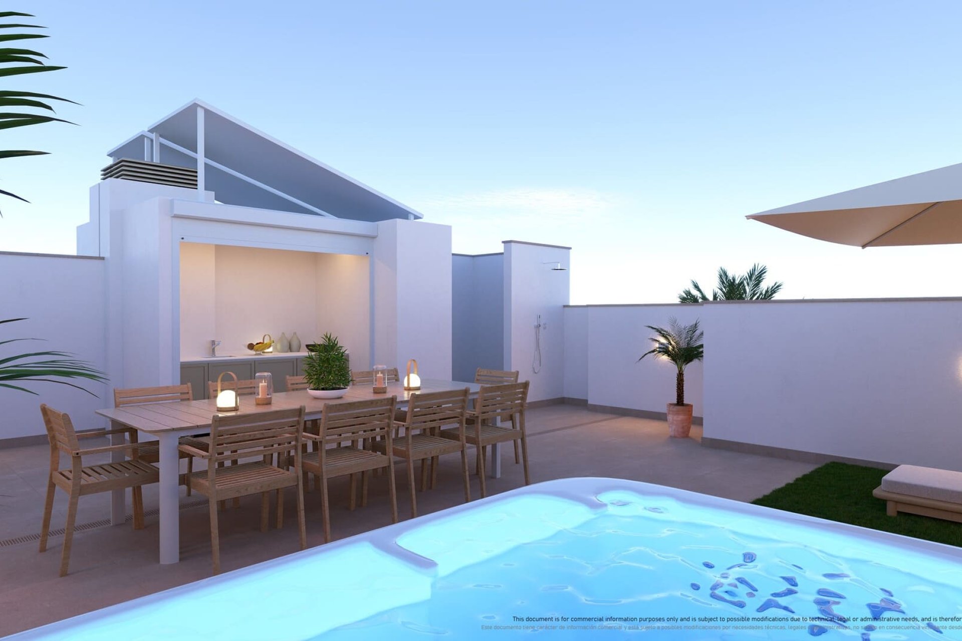 Obra nueva - Bungalow - Jardín -
Torre de la Horadada