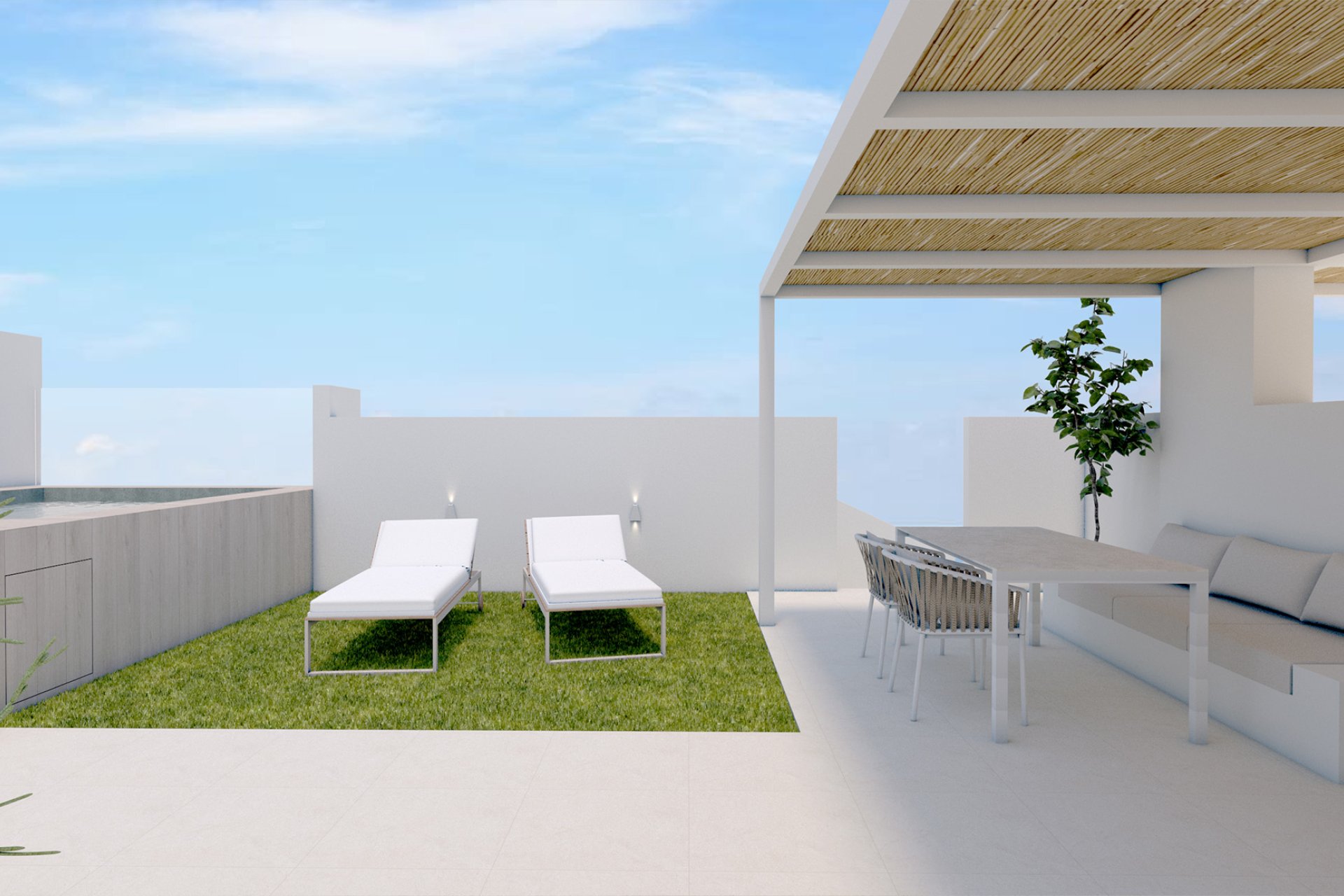 Obra nueva - Bungalow - Solarium -
Pilar de la Horadada