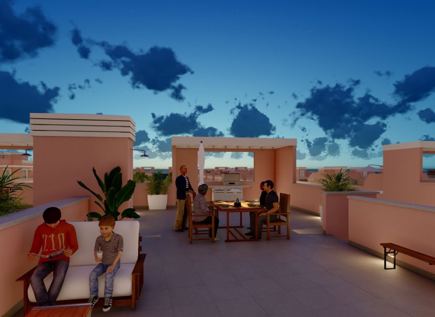 Obra nueva - Bungalow - Solarium -
Pilar de la Horadada