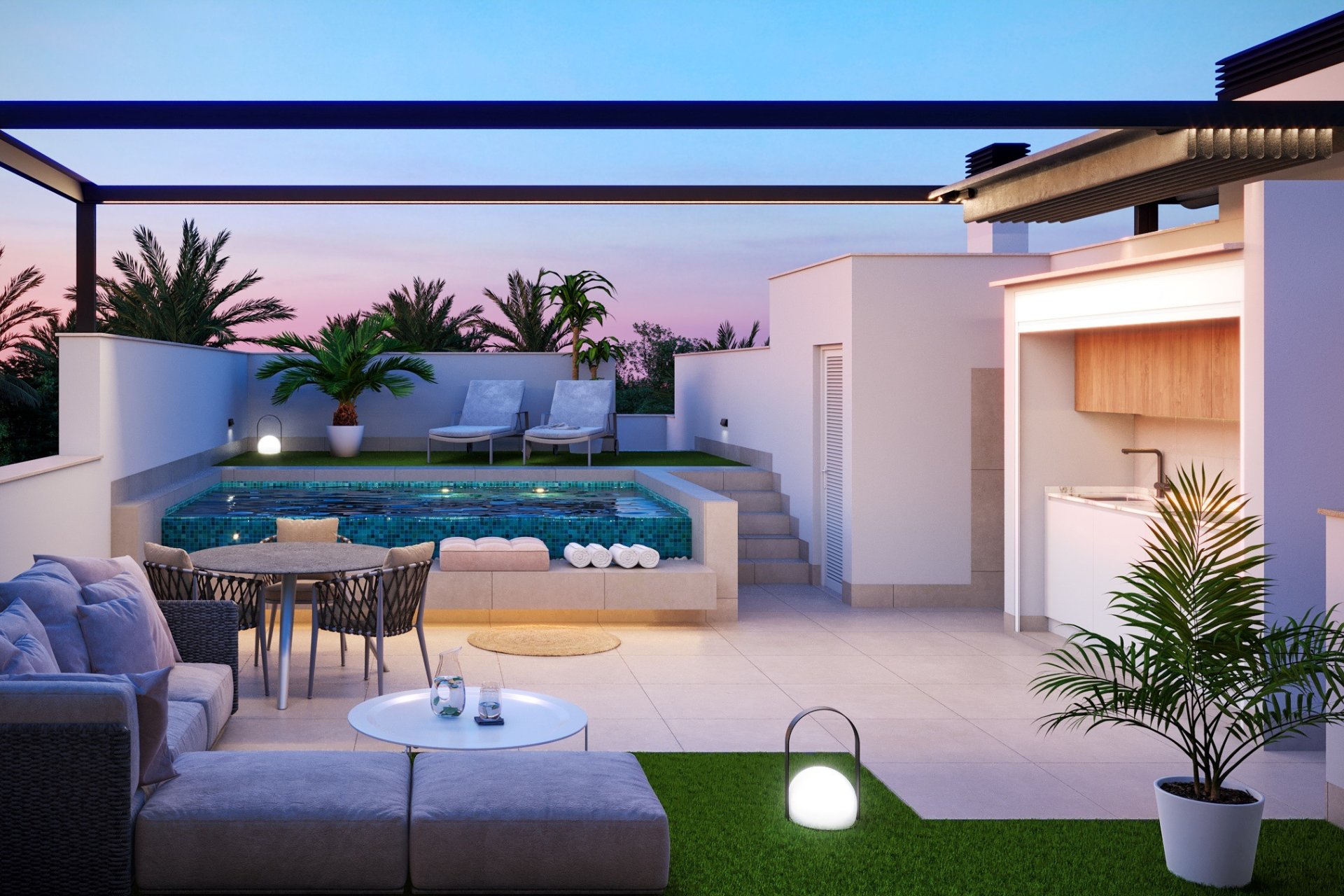 Obra nueva - Bungalow - Solarium -
Pilar de la Horadada