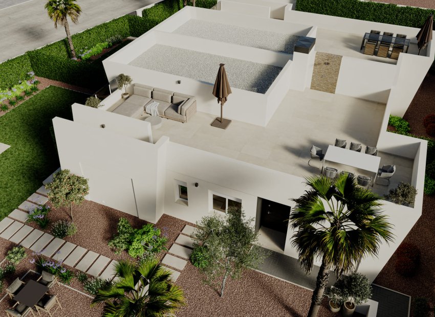 Obra nueva - Casa Adosada -
Algorfa - La Finca Golf