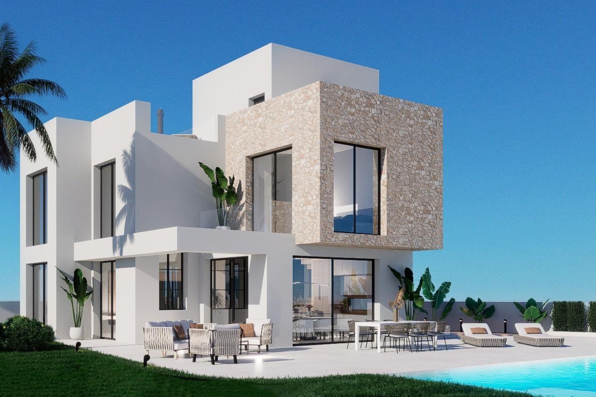 Obra Nueva de Villas en Balcón de Finestrat