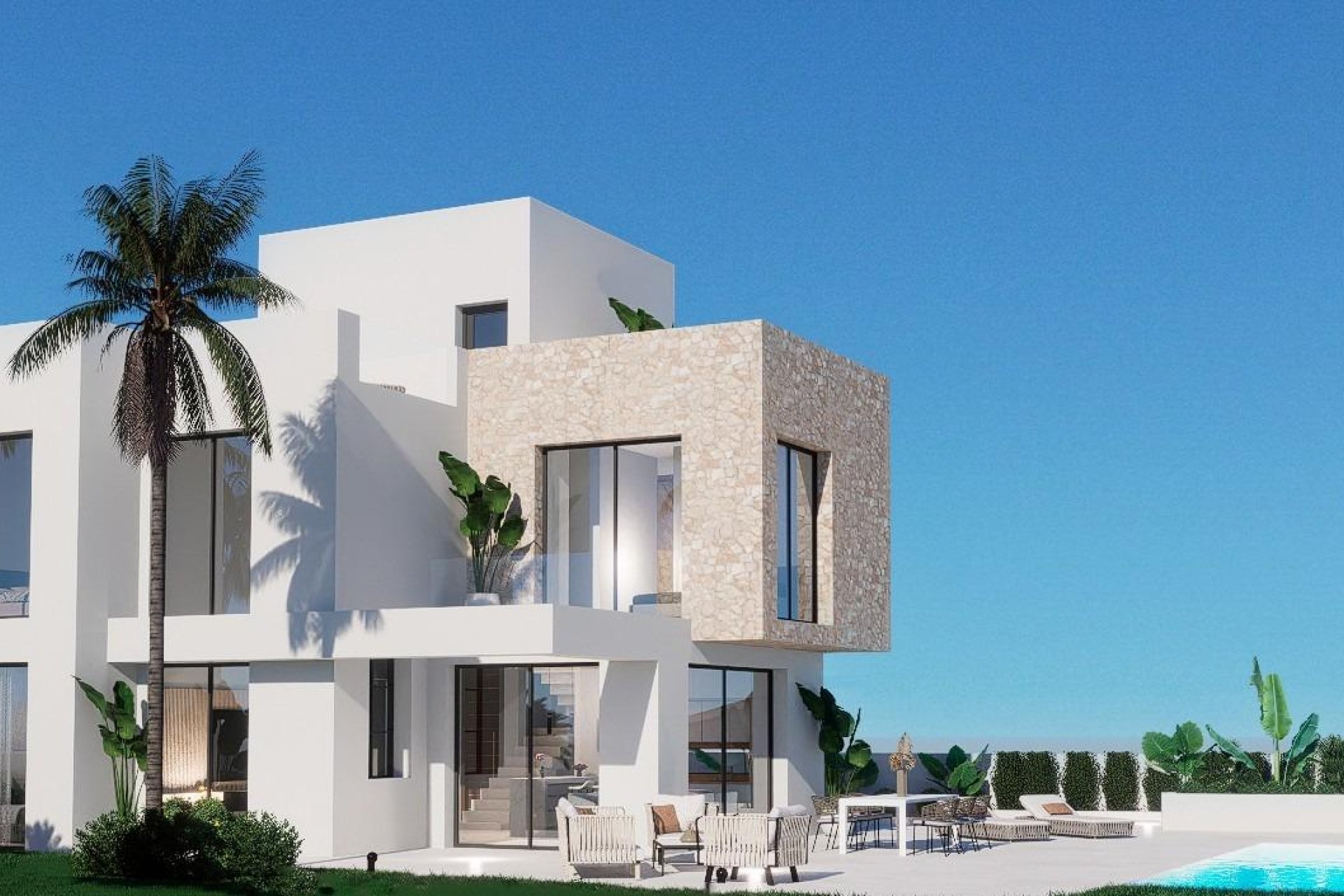 Obra Nueva de Villas en Balcón de Finestrat