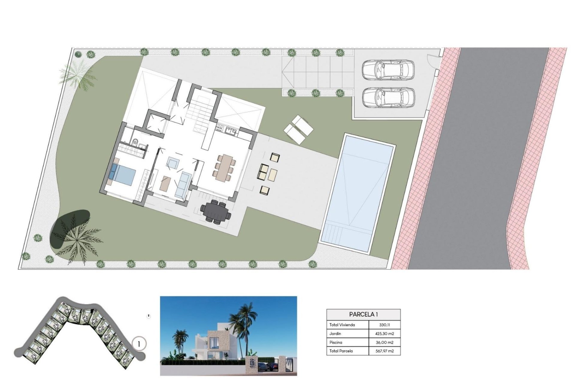 Obra Nueva de Villas en Balcón de Finestrat