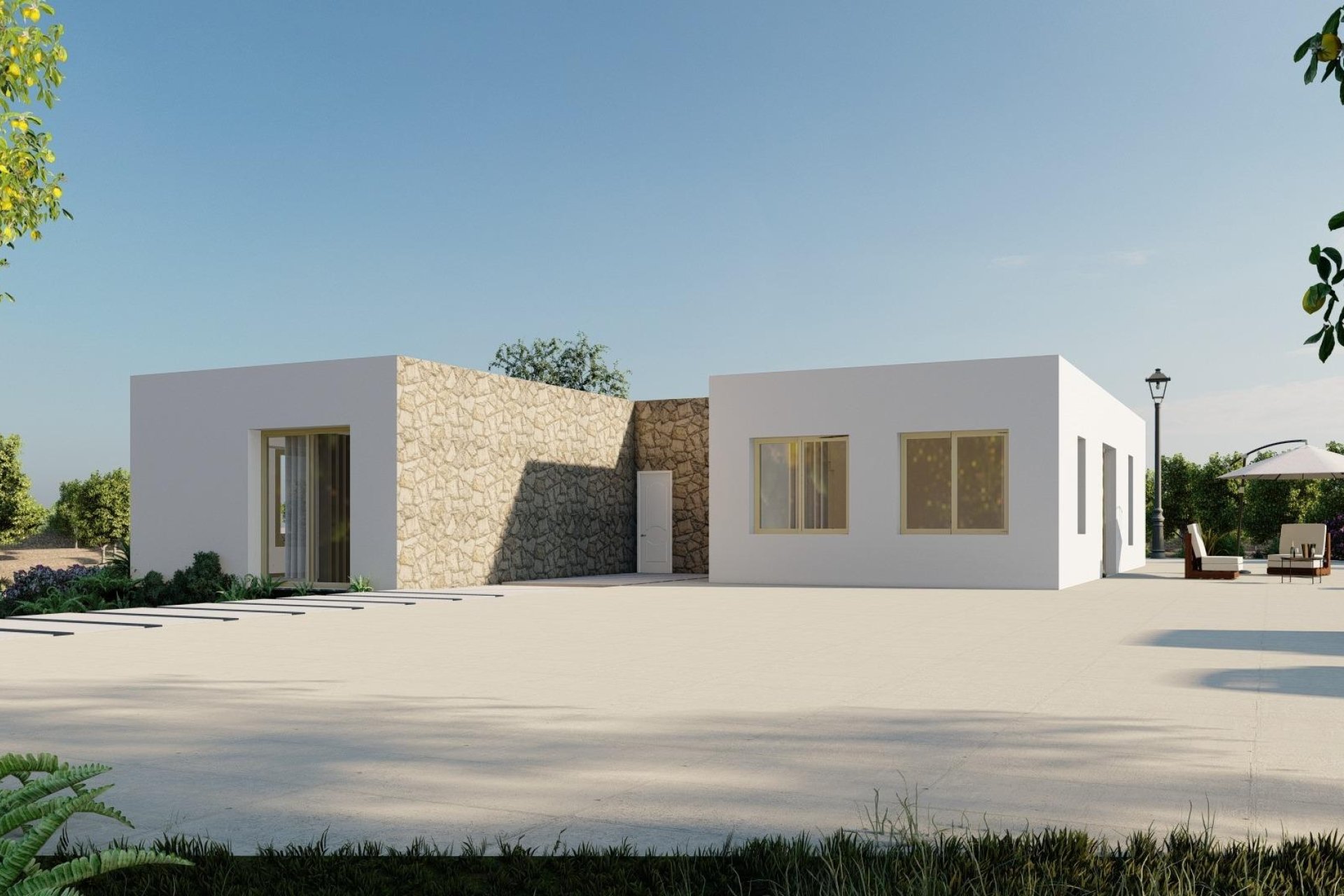 Obra nueva - Villa -
Algorfa - Lomas De La Juliana