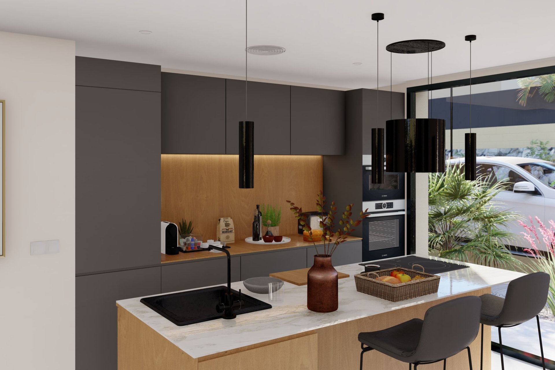 Obra nueva - Villa -
Baños y Mendigo