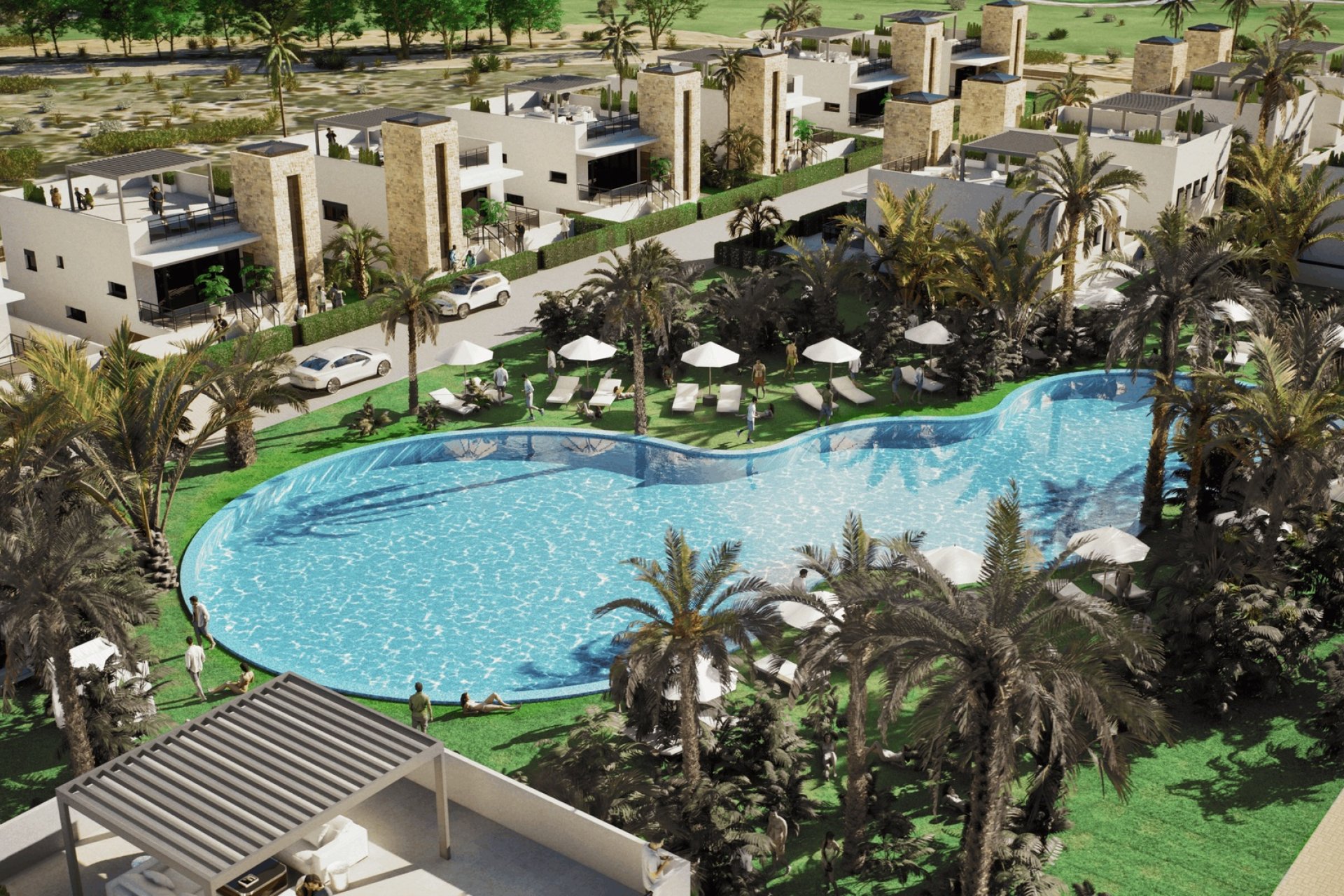 Obra nueva - Villa -
Camposol Golf