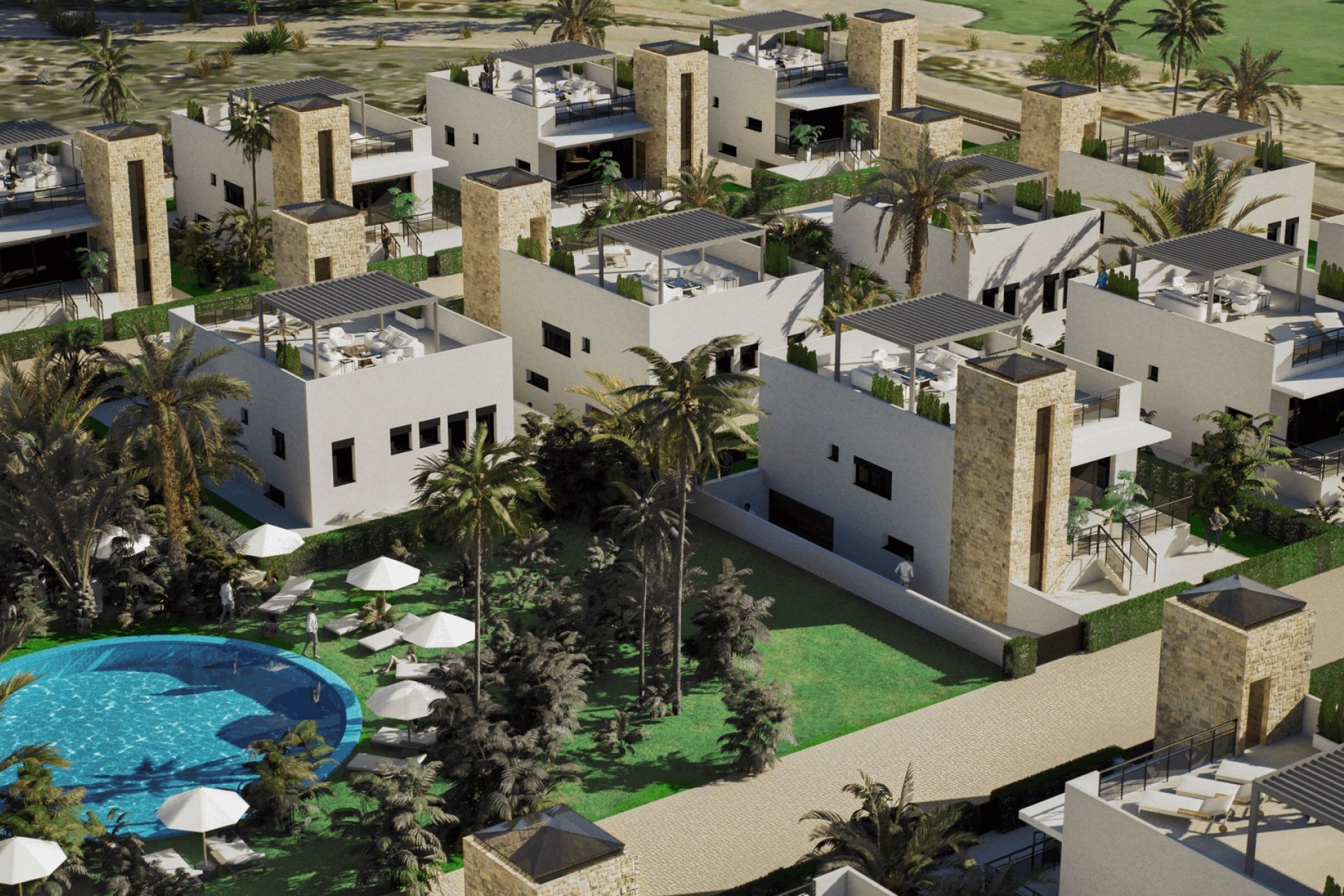 Obra nueva - Villa -
Camposol Golf