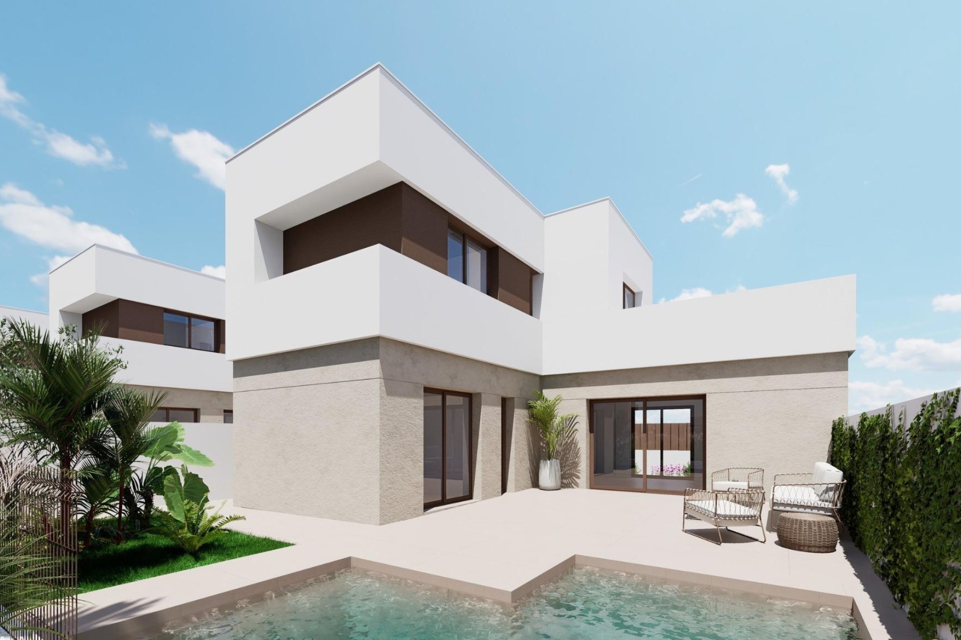 Obra nueva - Villa -
Los Alcazares - Serena Golf