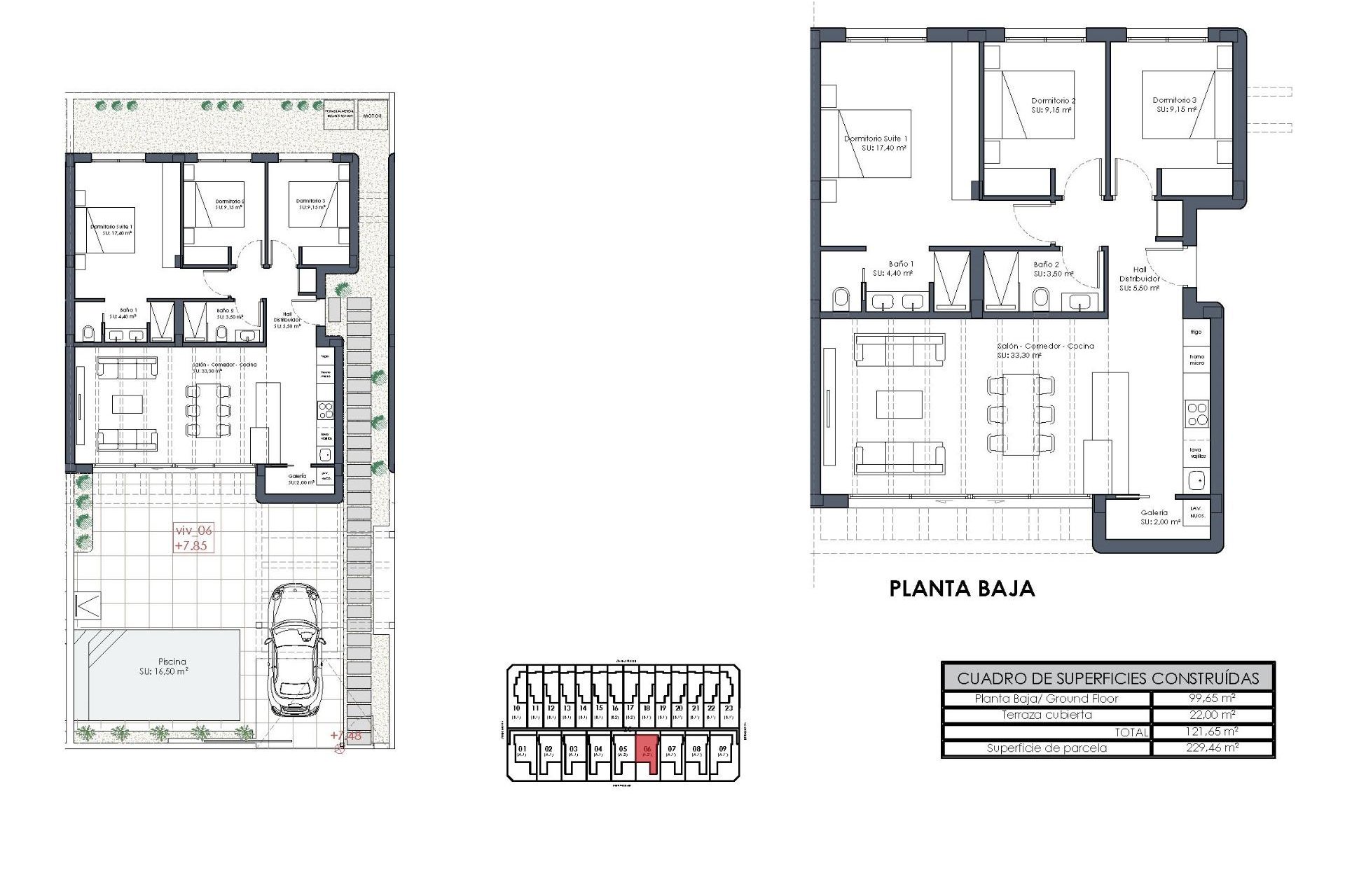 Obra nueva - Villa -
Los Alcazares - Serena Golf