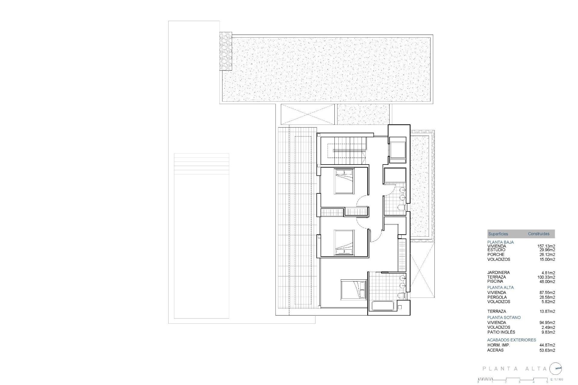 Obra nueva - Villa -
Moraira - Calle Mostoles