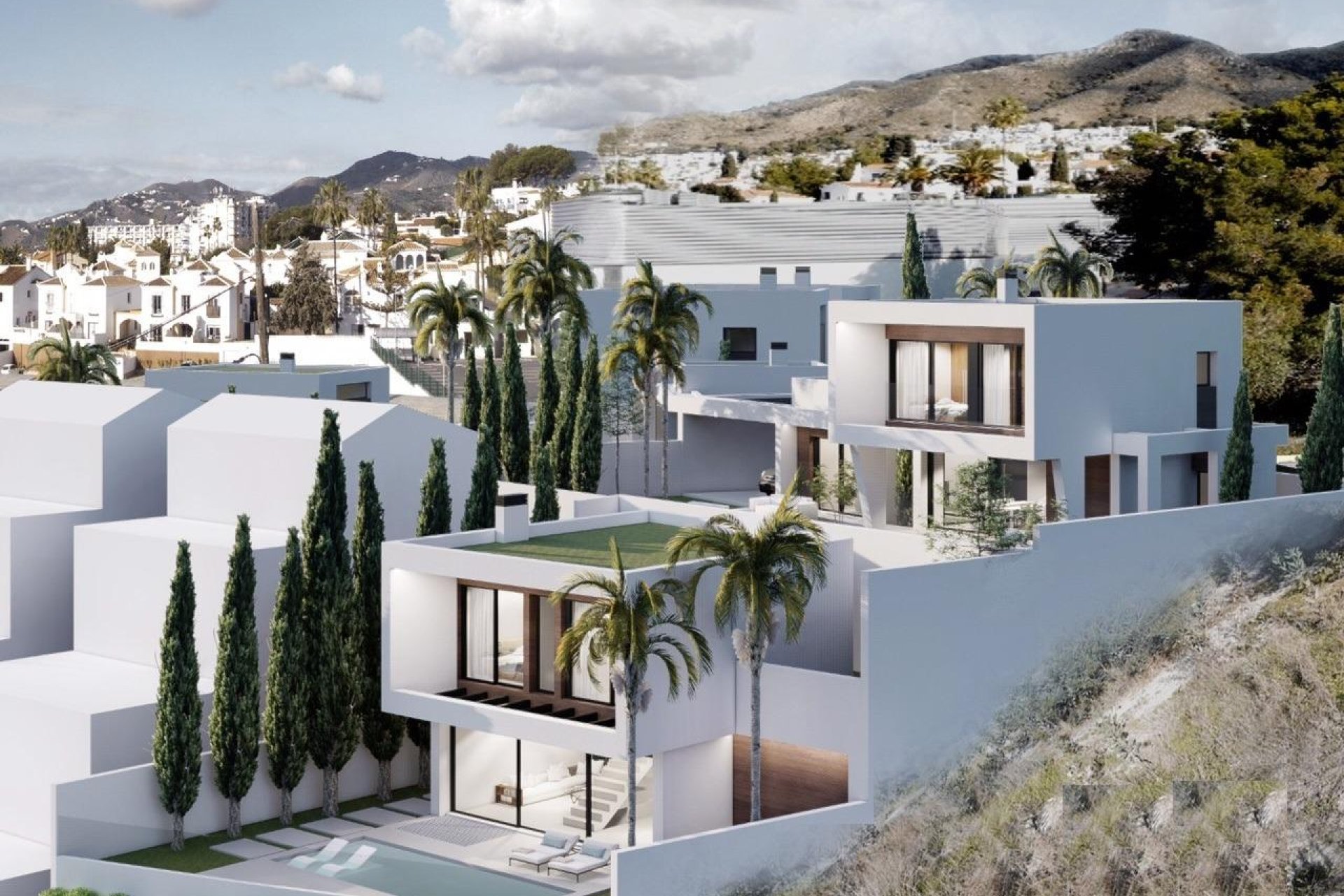 Obra nueva - Villa -
Nerja - Los Arcos