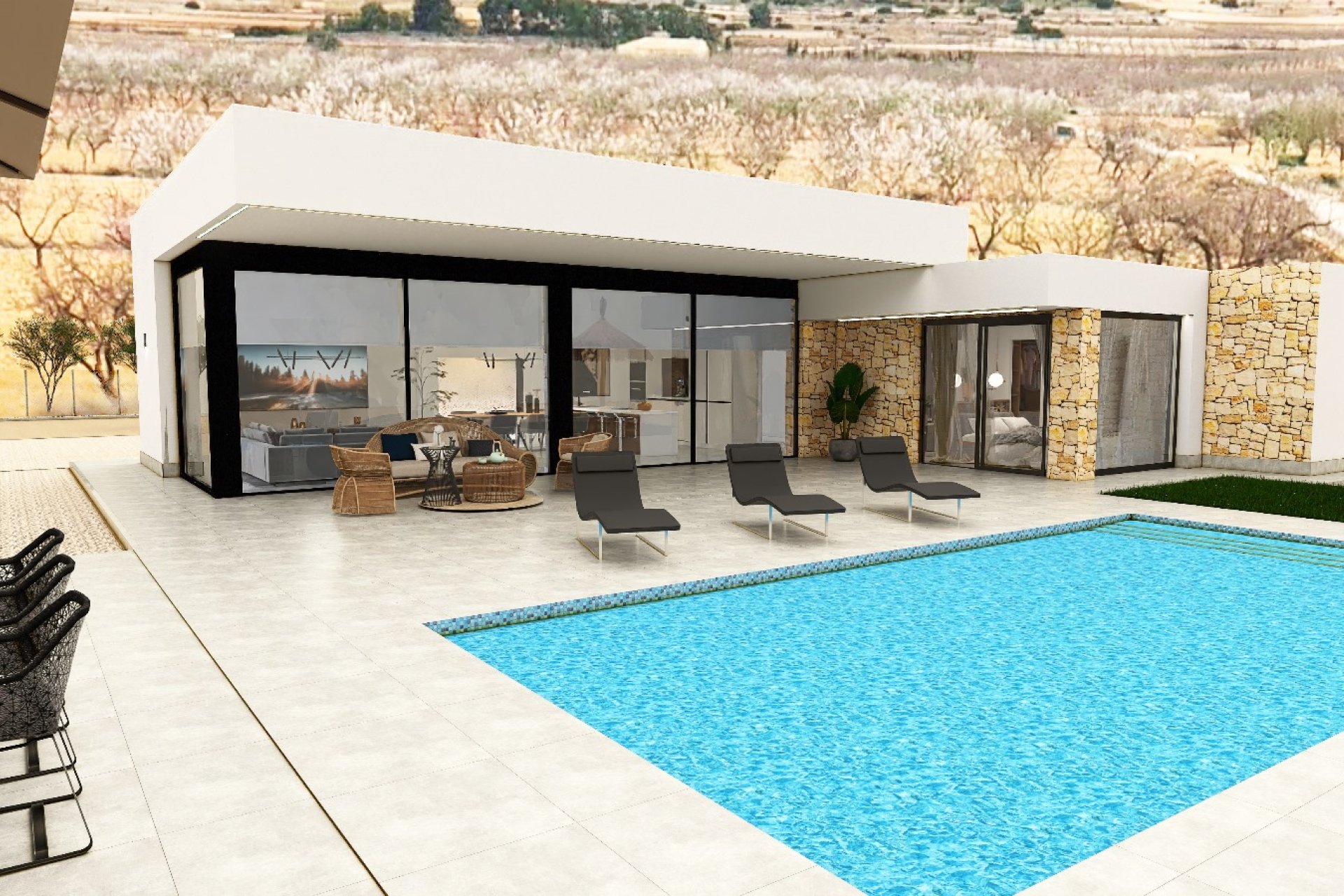 Obra nueva - Villa -
Pinoso