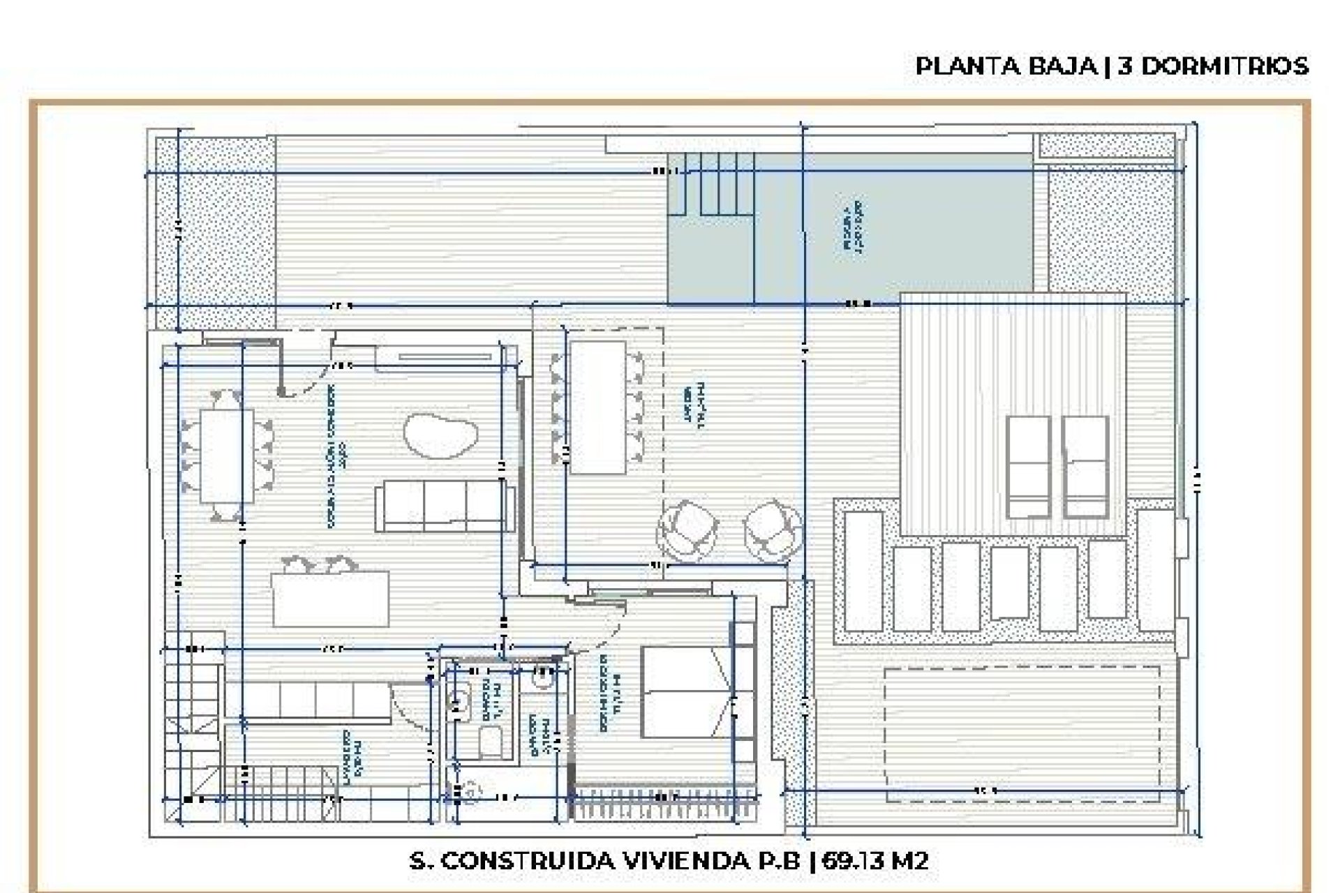 Obra nueva - Villa -
Torre Pacheco - Roldán