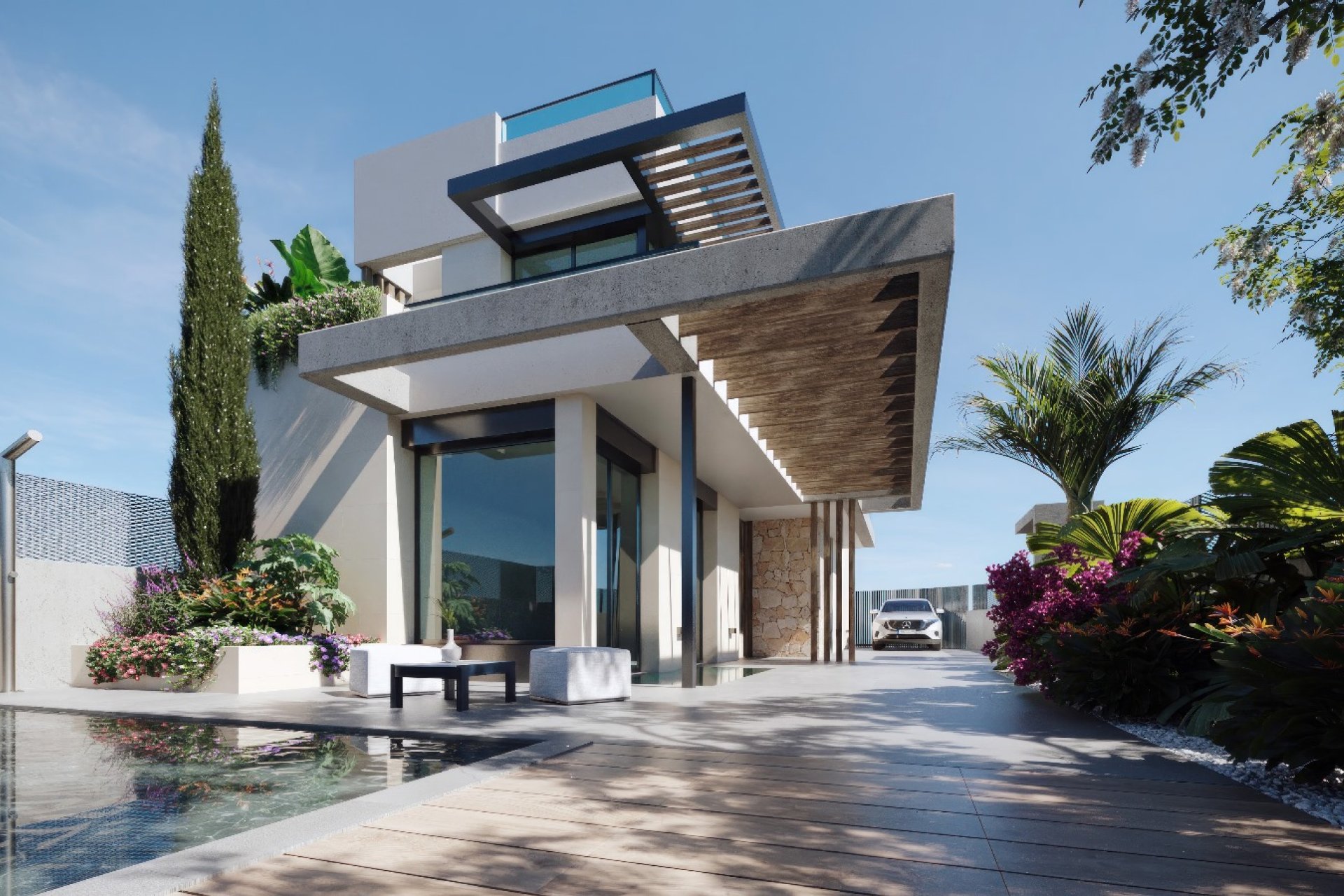 Obra nueva - Villa -
Torre-Pacheco