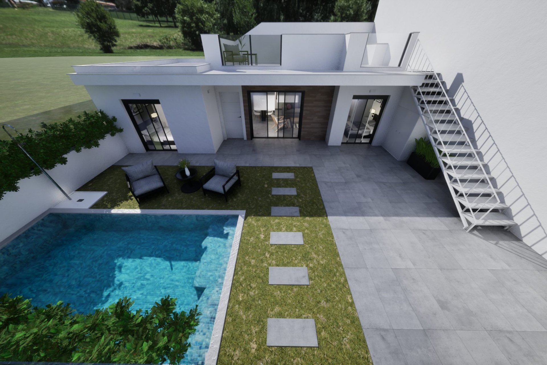 Obra nueva - Villa -
Torre-Pacheco