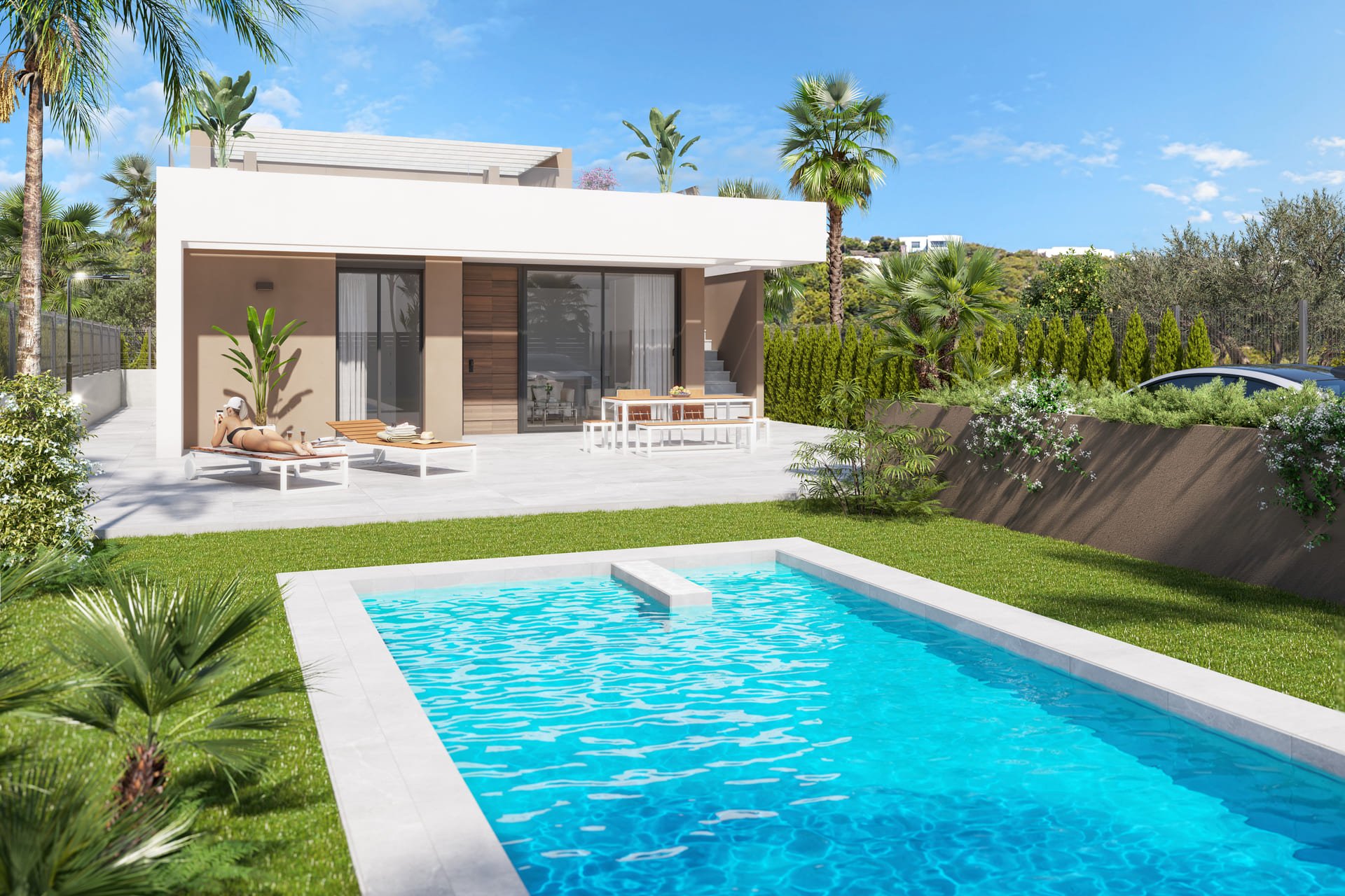 Obra nueva - Villa -
Vera