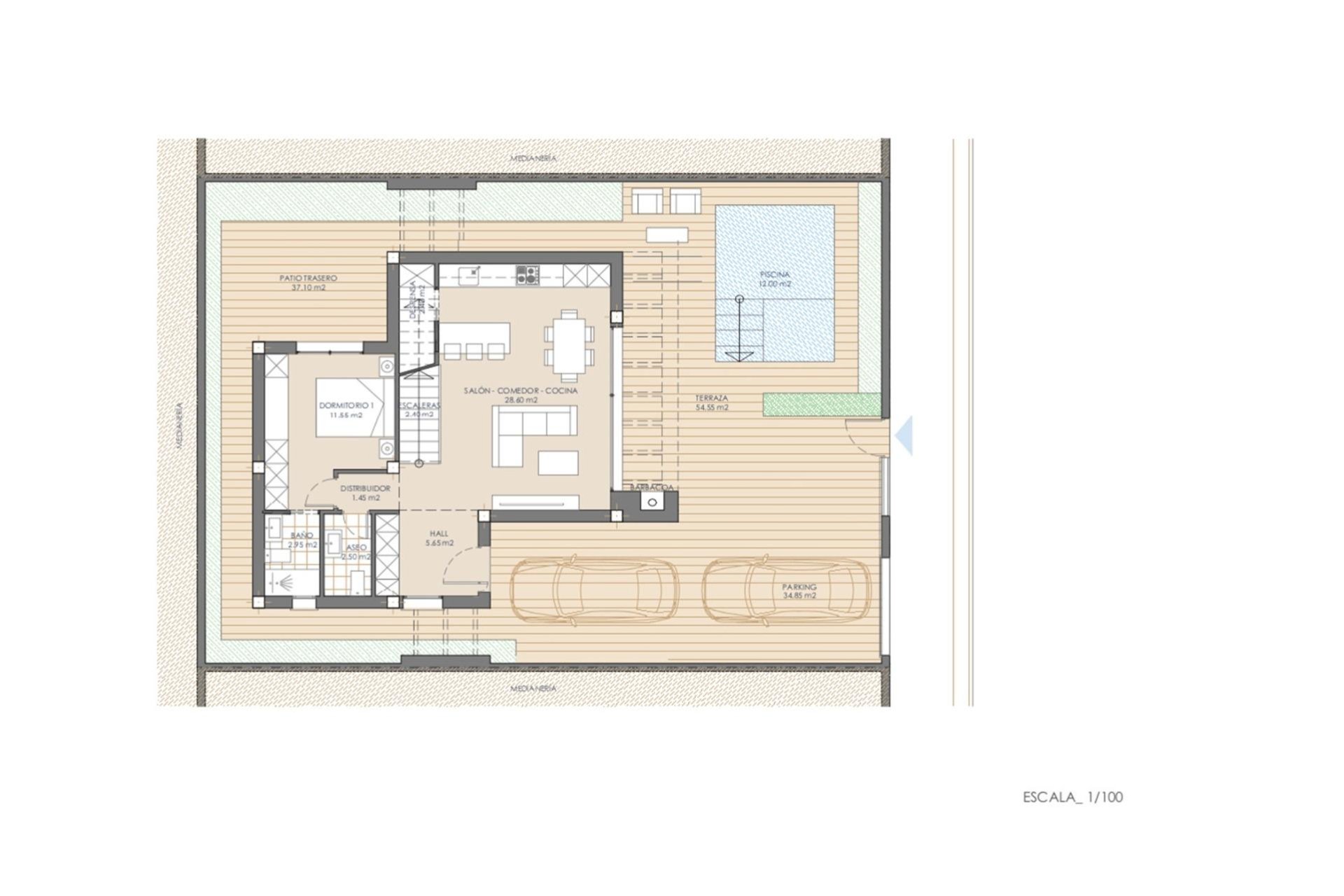 Obra nueva: Villas en San Juan de los Terreros